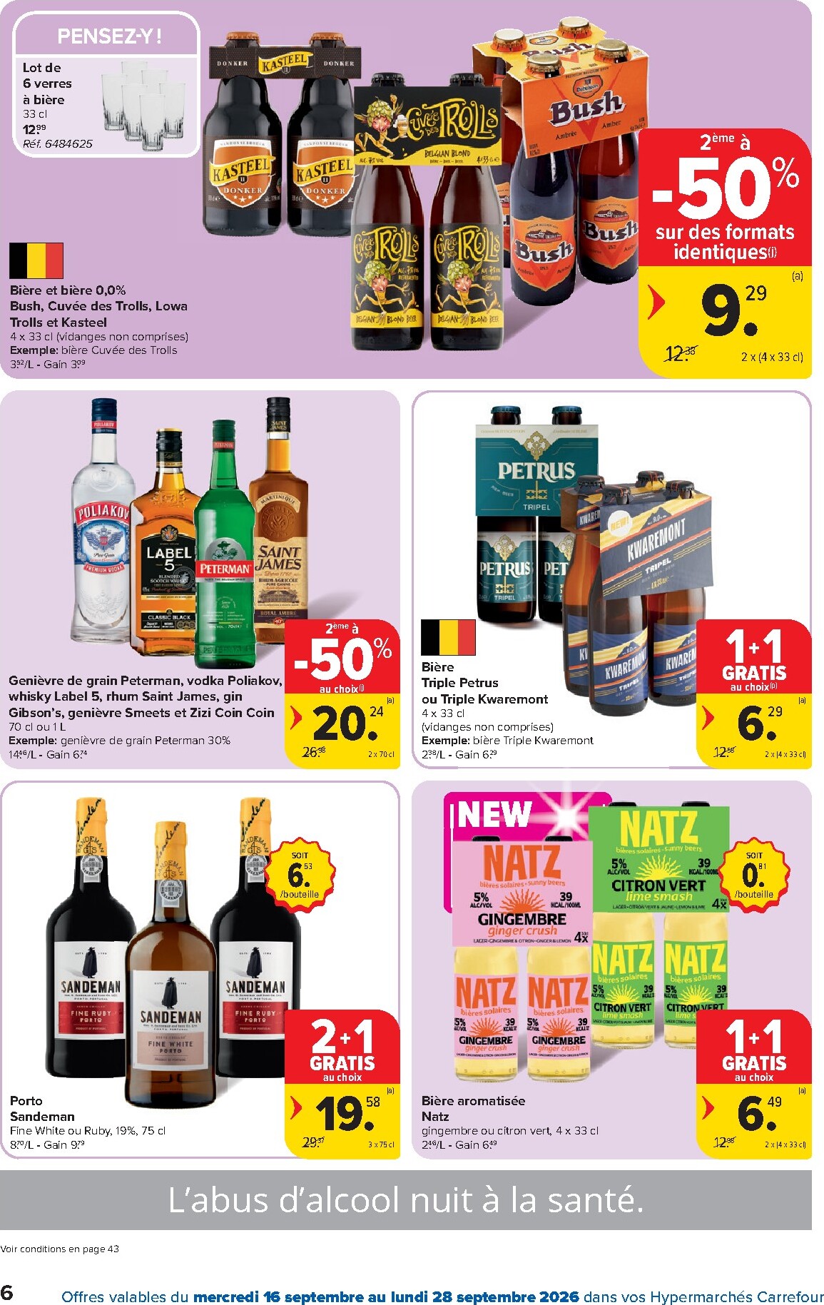 carrefour - Carrefour folder voor volgende week van woensdag 16/09/2026 tot maandag 28/09/2026 - page: 6