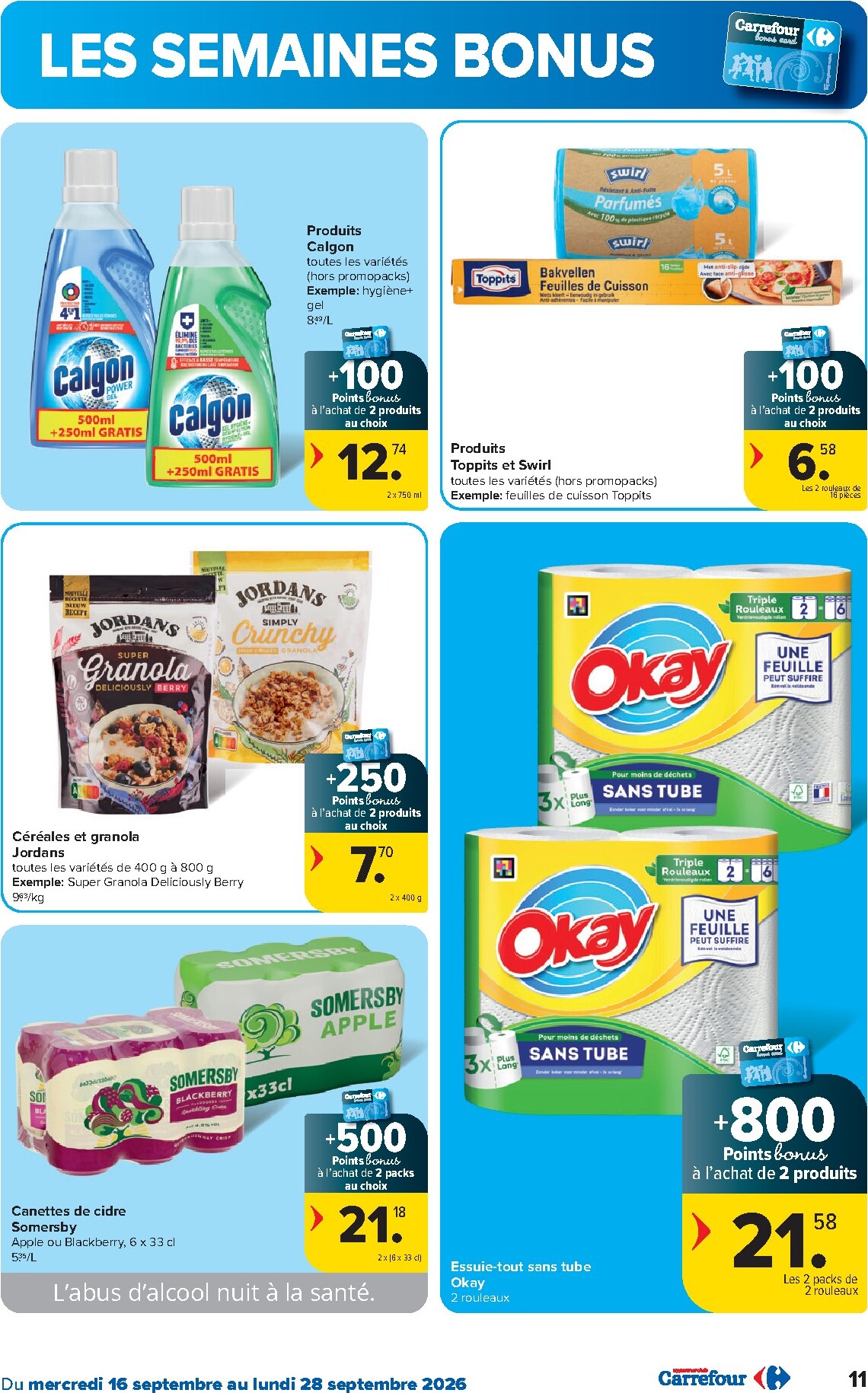 carrefour - Carrefour folder voor volgende week van woensdag 16/09/2026 tot maandag 28/09/2026 - page: 11