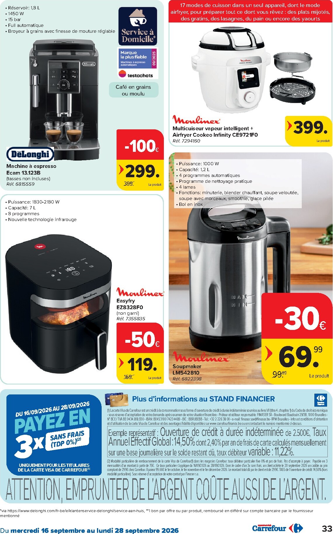 carrefour - Carrefour folder voor volgende week van woensdag 16/09/2026 tot maandag 28/09/2026 - page: 33