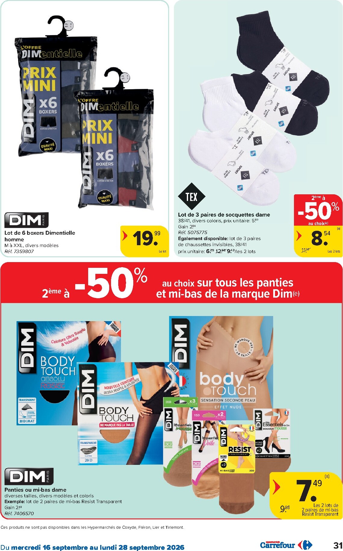 carrefour - Carrefour folder voor volgende week van woensdag 16/09/2026 tot maandag 28/09/2026 - page: 31