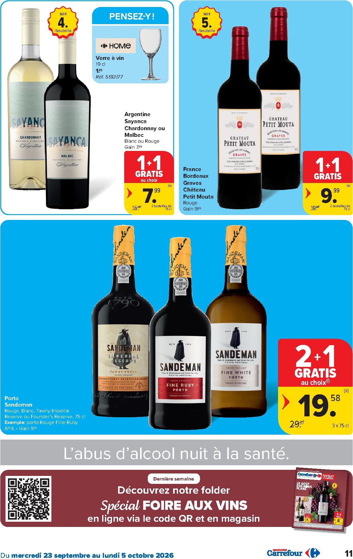 carrefour - Carrefour folder voor volgende week van woensdag 23/09/2026 tot maandag 05/10/2026 - page: 11