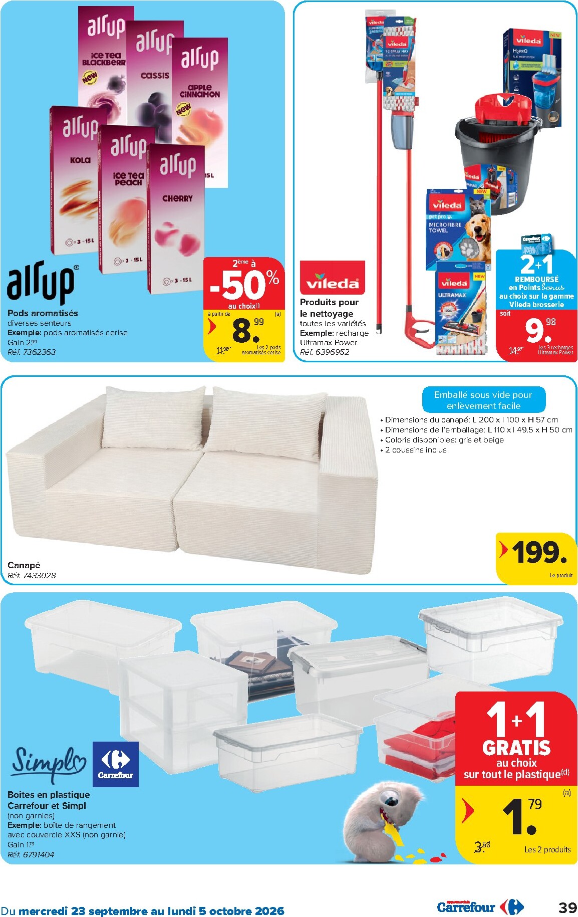 carrefour - Carrefour folder voor volgende week van woensdag 23/09/2026 tot maandag 05/10/2026 - page: 39