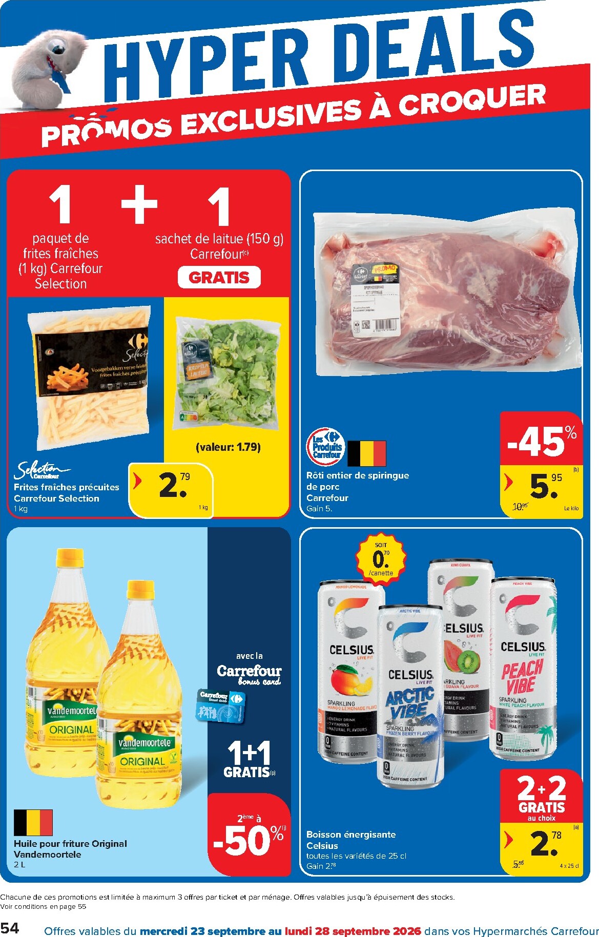 carrefour - Carrefour folder voor volgende week van woensdag 23/09/2026 tot maandag 05/10/2026 - page: 54