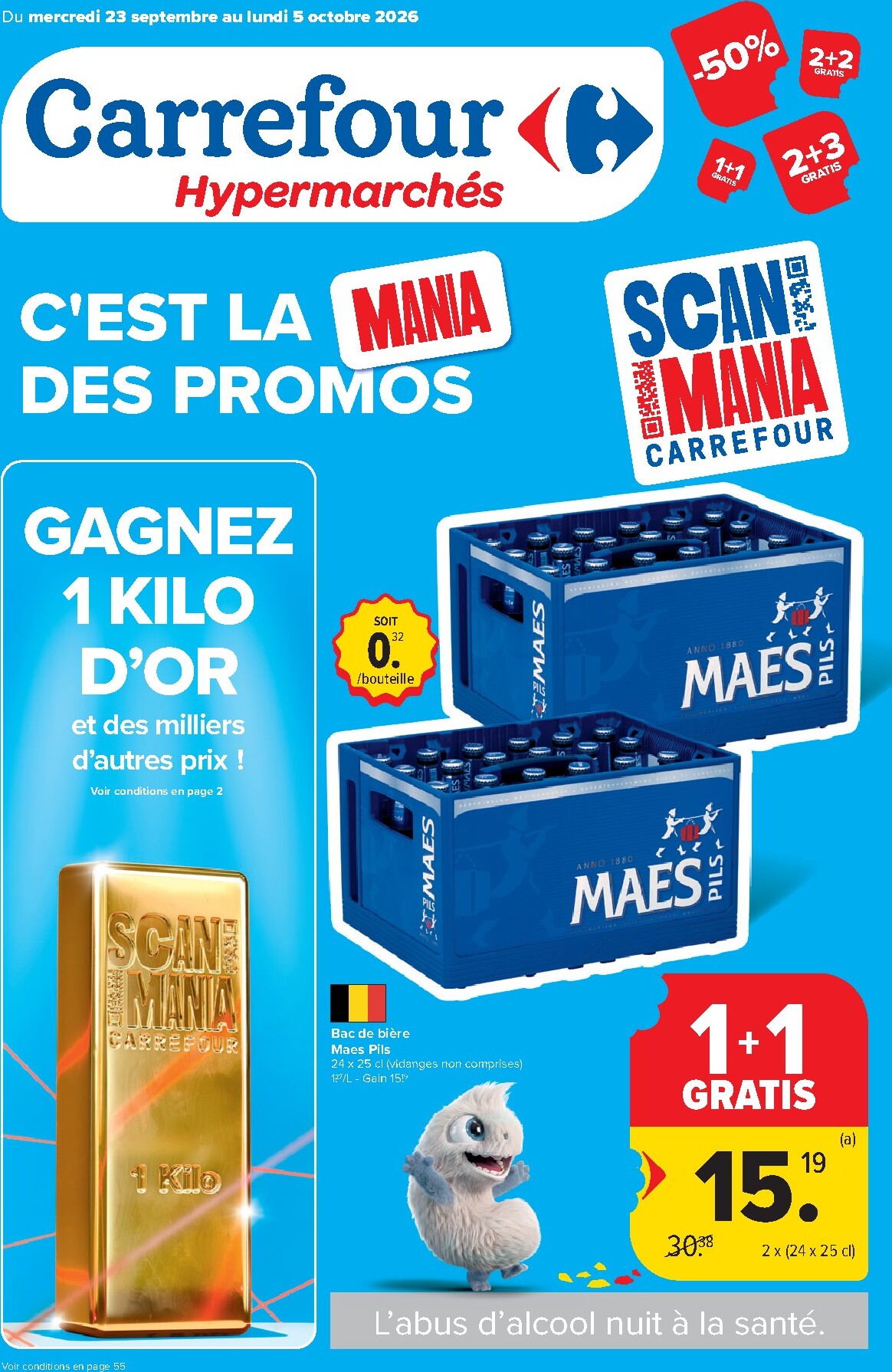 carrefour - Carrefour folder voor volgende week van woensdag 23/09/2026 tot maandag 05/10/2026