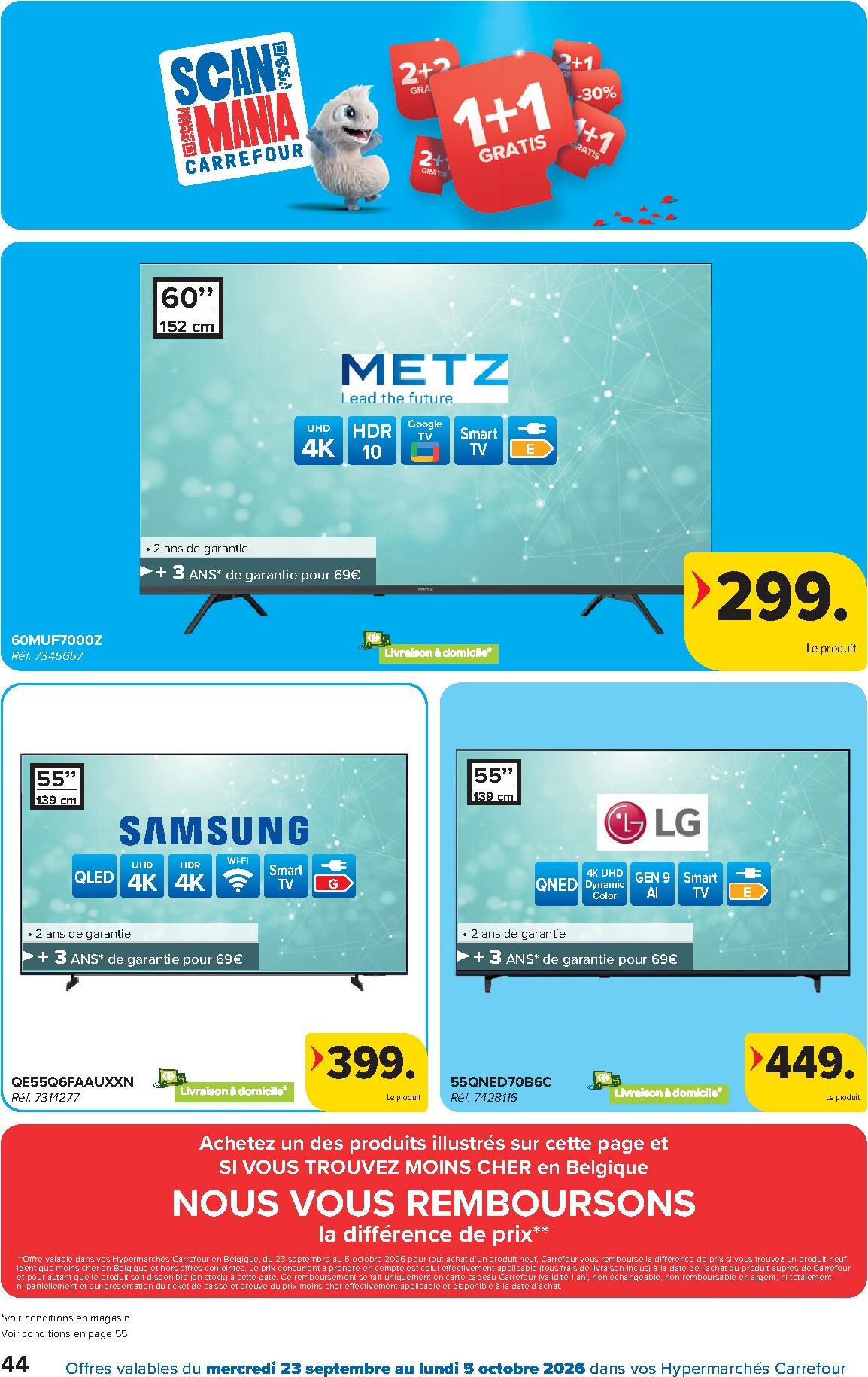 carrefour - Carrefour folder voor volgende week van woensdag 23/09/2026 tot maandag 05/10/2026 - page: 44