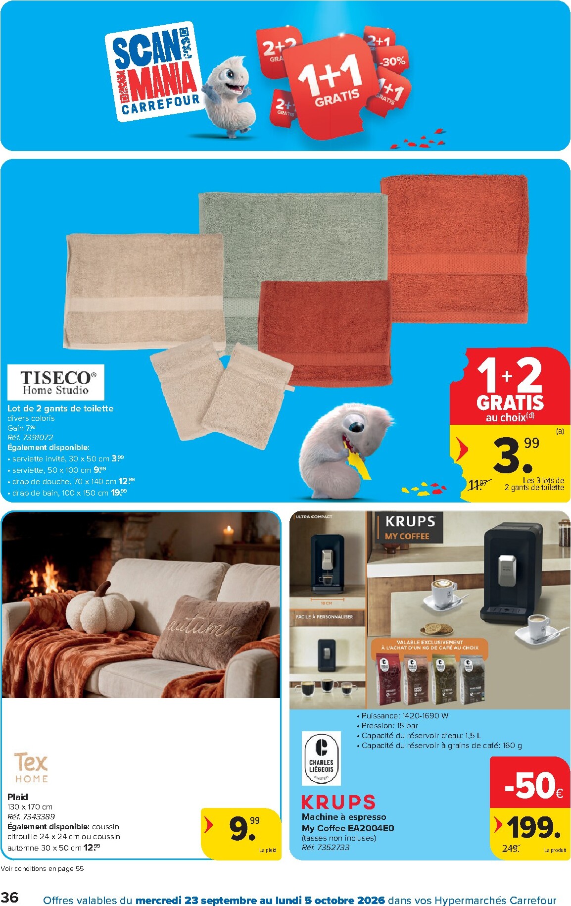 carrefour - Carrefour folder voor volgende week van woensdag 23/09/2026 tot maandag 05/10/2026 - page: 36