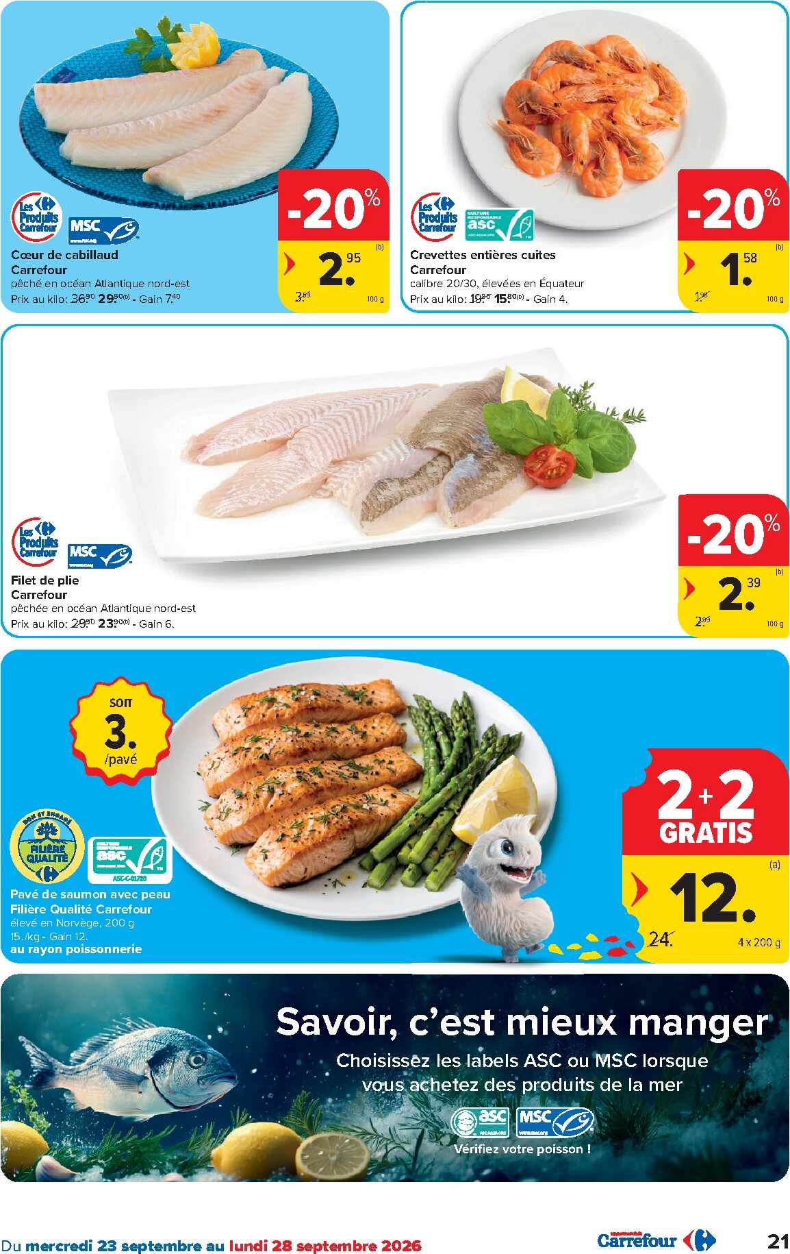 carrefour - Carrefour folder voor volgende week van woensdag 23/09/2026 tot maandag 05/10/2026 - page: 21