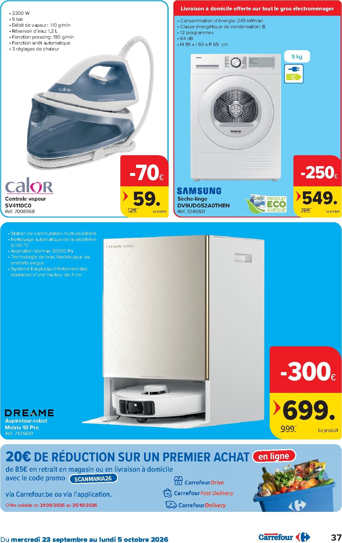 carrefour - Carrefour folder voor volgende week van woensdag 23/09/2026 tot maandag 05/10/2026 - page: 37