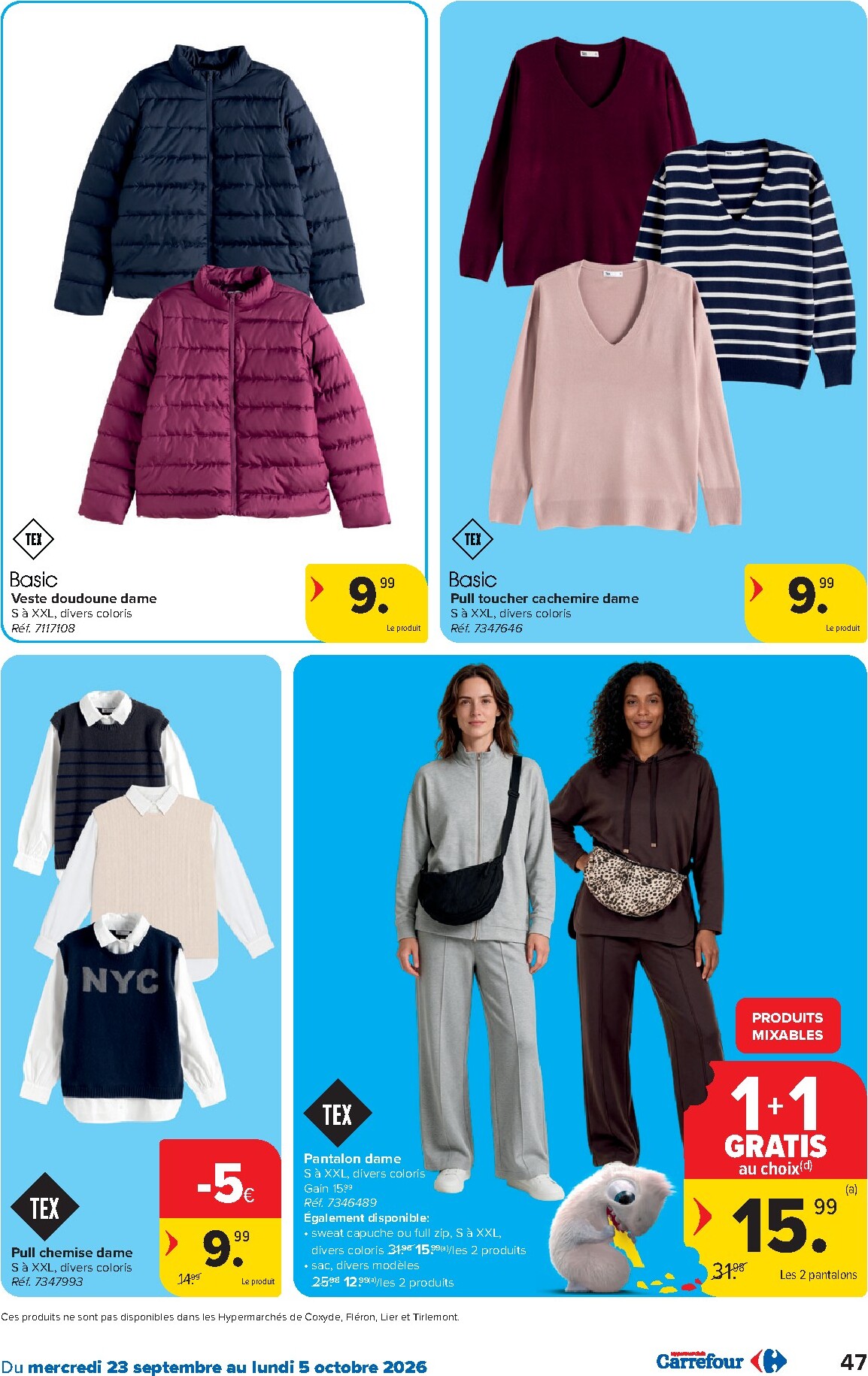 carrefour - Carrefour folder voor volgende week van woensdag 23/09/2026 tot maandag 05/10/2026 - page: 47