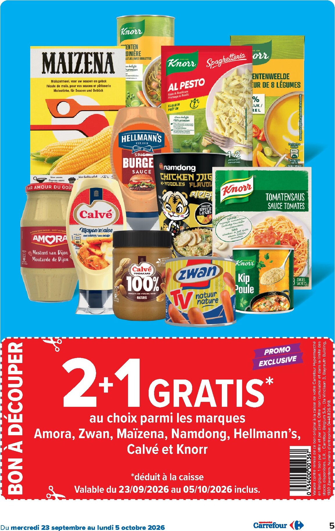 carrefour - Carrefour folder voor volgende week van woensdag 23/09/2026 tot maandag 05/10/2026 - page: 5