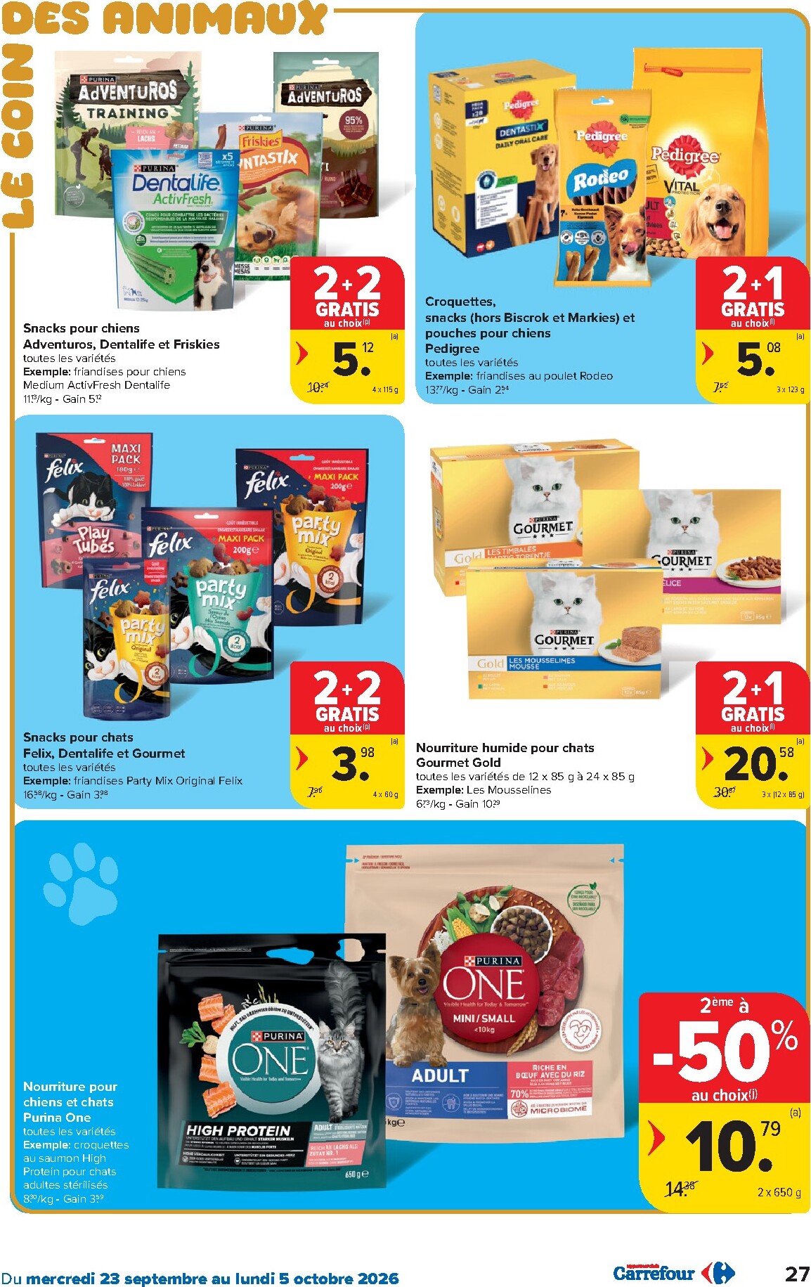 carrefour - Carrefour folder voor volgende week van woensdag 23/09/2026 tot maandag 05/10/2026 - page: 27