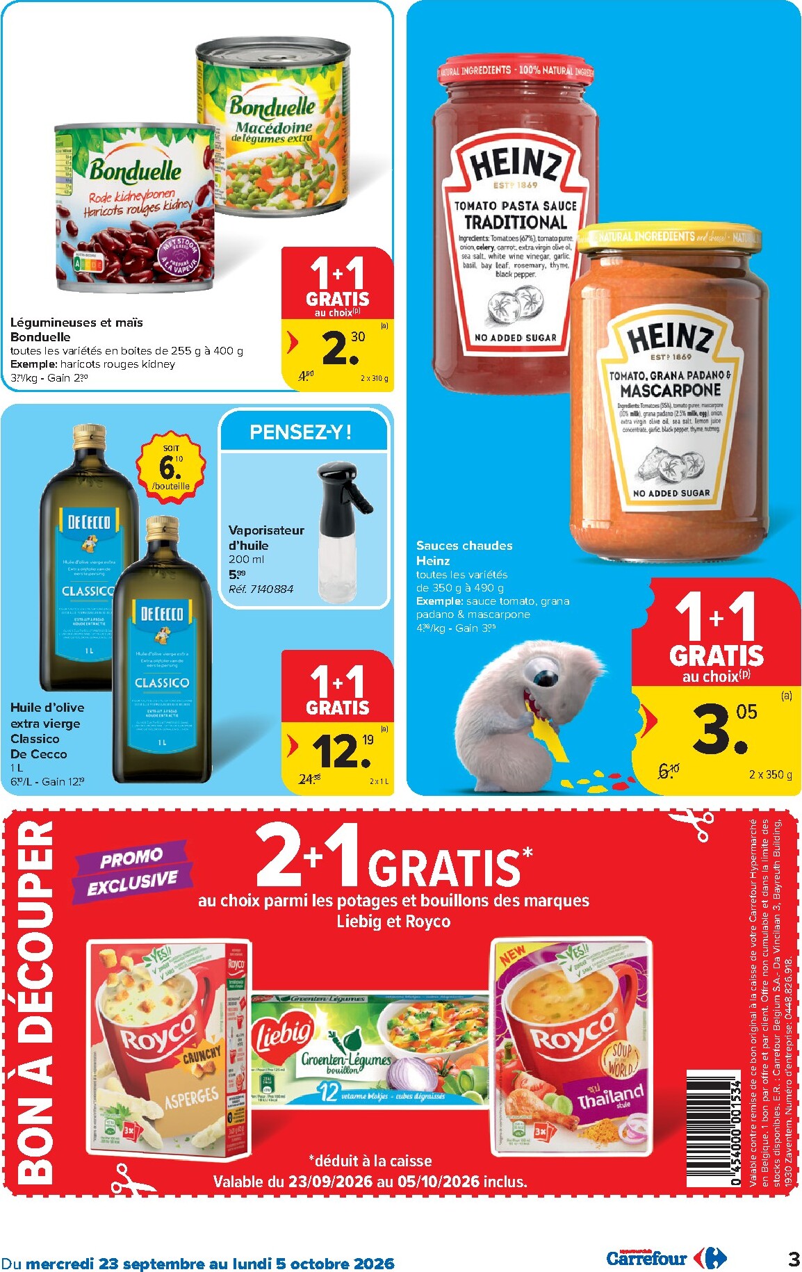 carrefour - Carrefour folder voor volgende week van woensdag 23/09/2026 tot maandag 05/10/2026 - page: 3