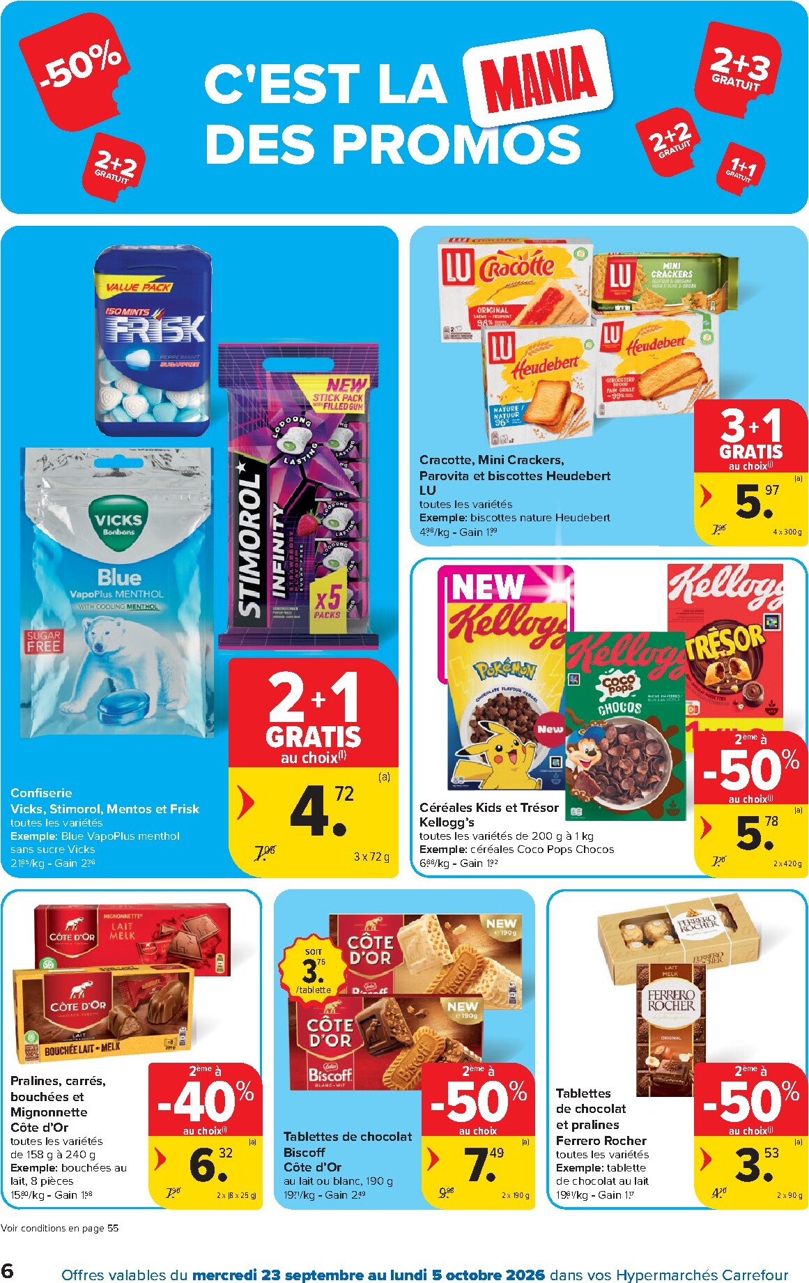 carrefour - Carrefour folder voor volgende week van woensdag 23/09/2026 tot maandag 05/10/2026 - page: 6
