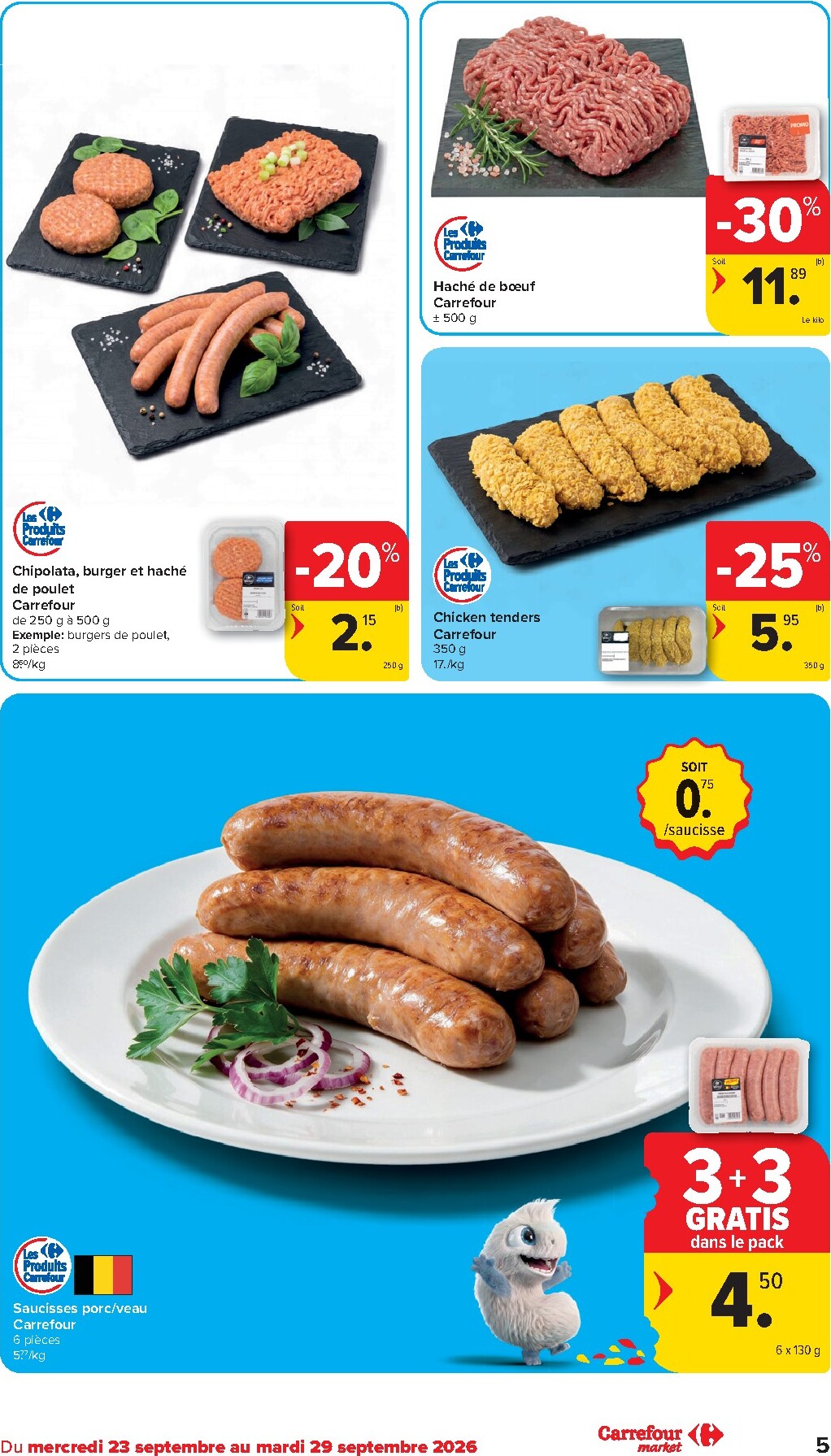 carrefour - Carrefour Market folder voor volgende week van woensdag 23/09/2026 tot dinsdag 29/09/2026 - page: 5
