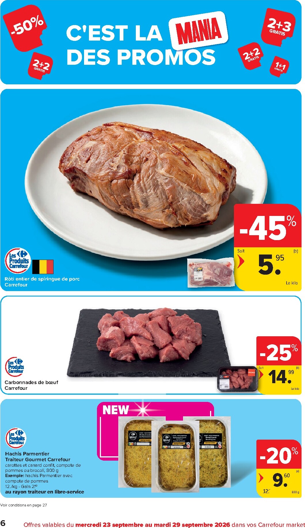 carrefour - Carrefour Market folder voor volgende week van woensdag 23/09/2026 tot dinsdag 29/09/2026 - page: 6