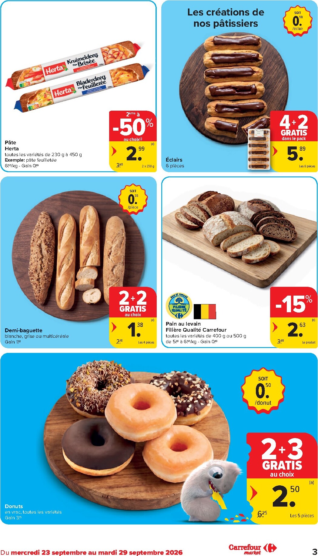 carrefour - Carrefour Market folder voor volgende week van woensdag 23/09/2026 tot dinsdag 29/09/2026 - page: 3