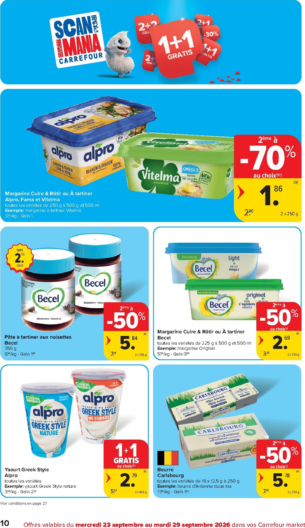 carrefour - Carrefour Market folder voor volgende week van woensdag 23/09/2026 tot dinsdag 29/09/2026 - page: 10
