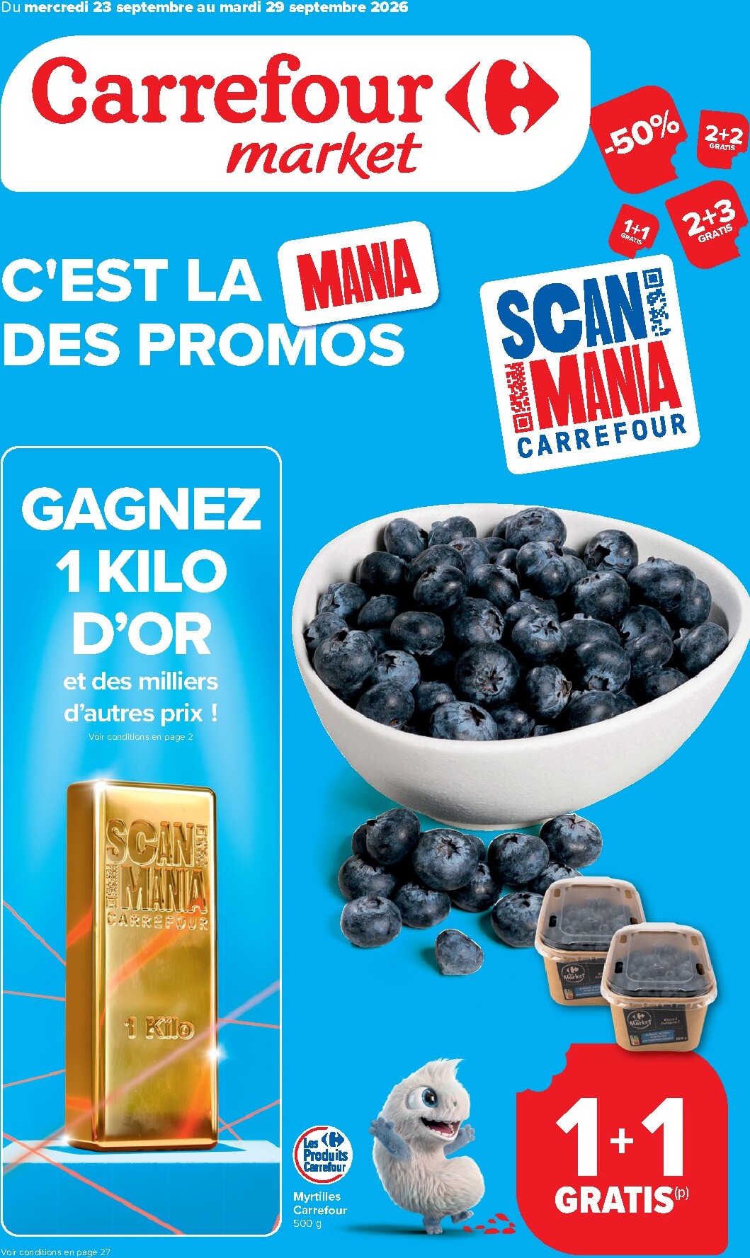 carrefour - Carrefour Market folder voor volgende week van woensdag 23/09/2026 tot dinsdag 29/09/2026 - page: 1
