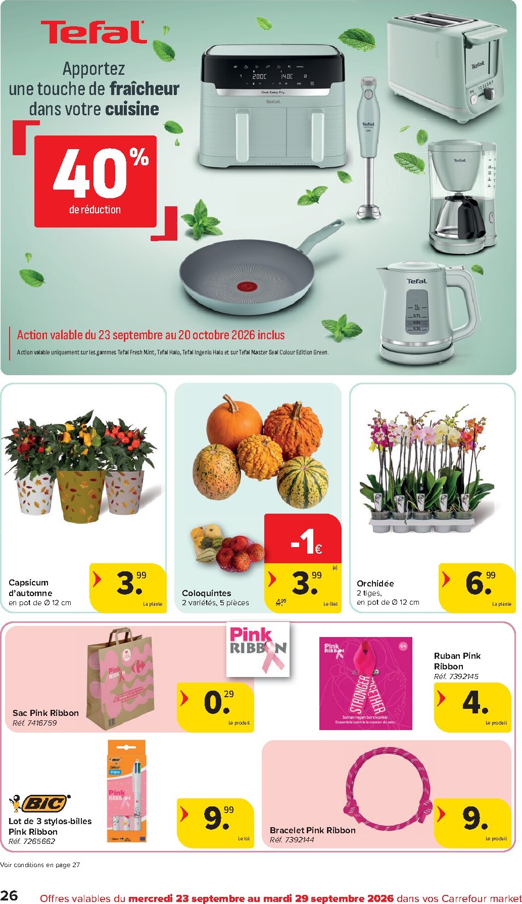carrefour - Carrefour Market folder voor volgende week van woensdag 23/09/2026 tot dinsdag 29/09/2026 - page: 26