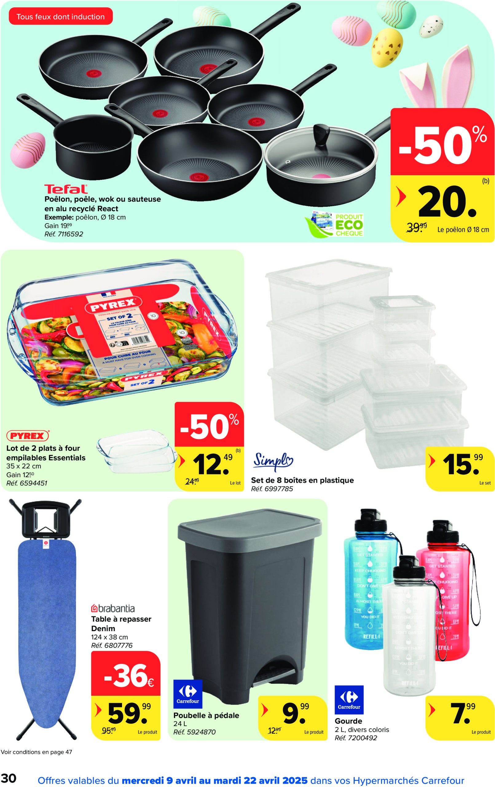 carrefour - Carrefour Hypermarchés folder geldig vanaf 09/04 - 22/04 - page: 30 carrefour - Carrefour Hypermarchés folder geldig vanaf 09/04 - 22/04 - page: 30