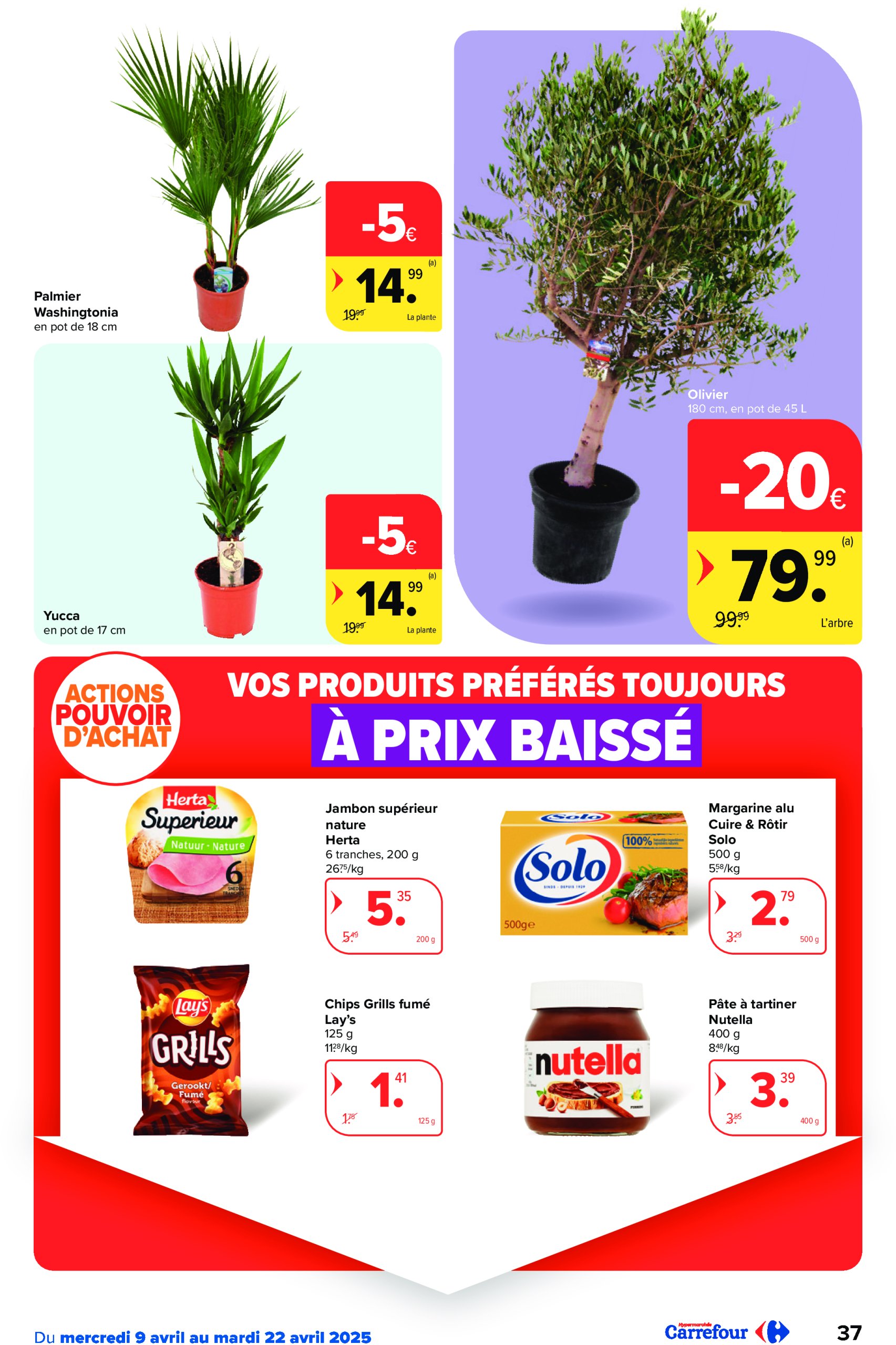 carrefour - Carrefour Hypermarchés folder geldig vanaf 09/04 - 22/04 - page: 37 carrefour - Carrefour Hypermarchés folder geldig vanaf 09/04 - 22/04 - page: 37