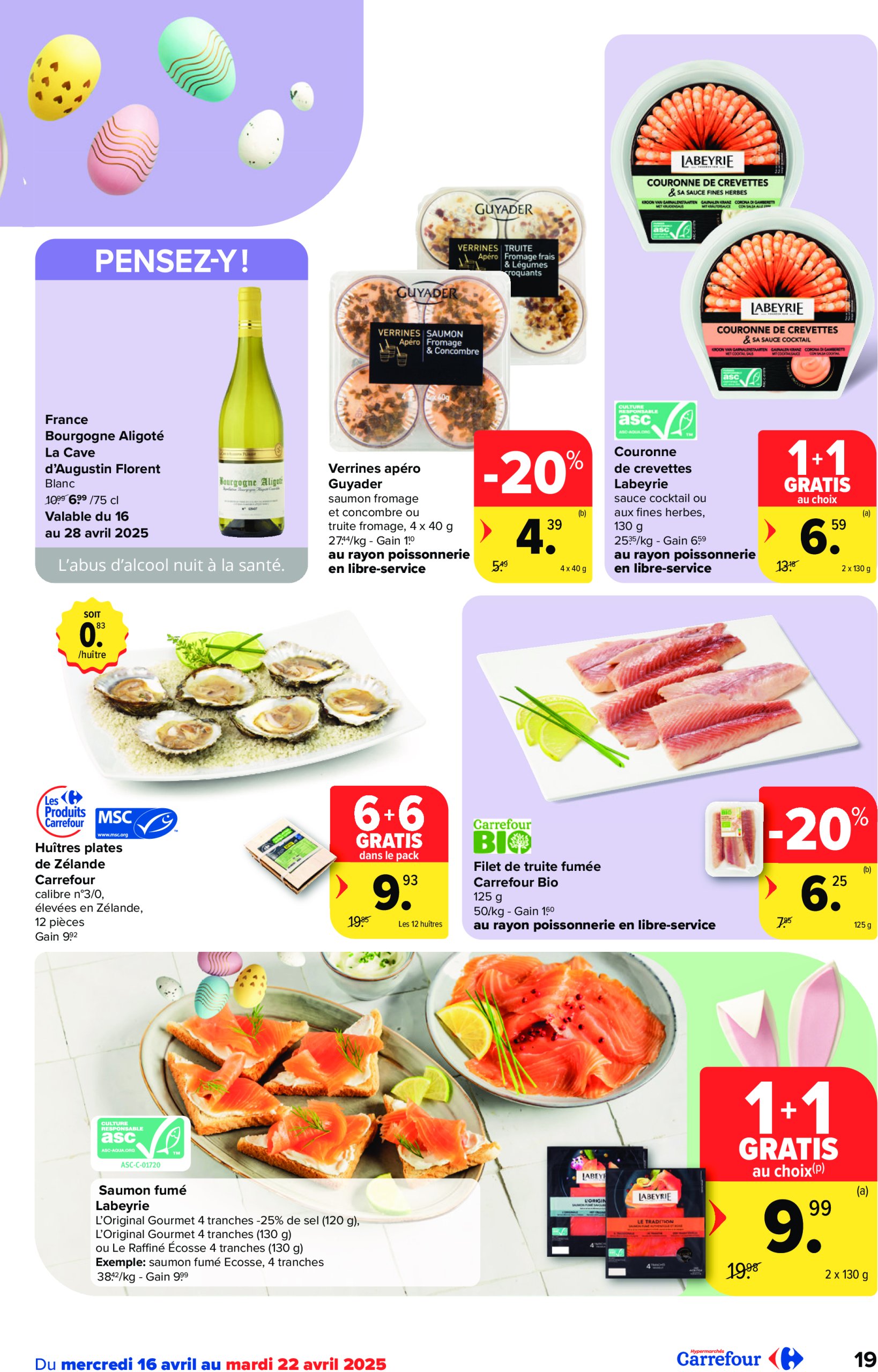 carrefour - Carrefour Hypermarchés folder geldig vanaf 16/04 - 28/04 - page: 19 carrefour - Carrefour Hypermarchés folder geldig vanaf 16/04 - 28/04 - page: 19