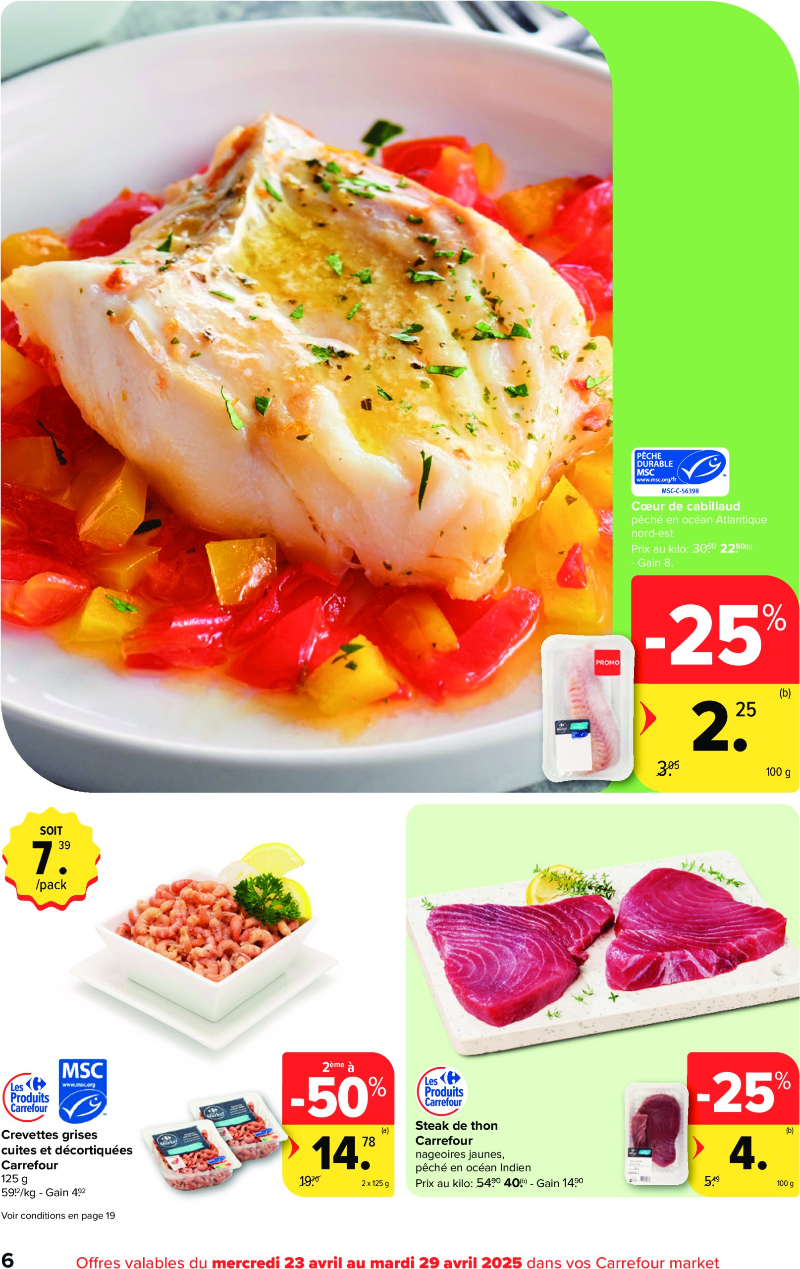 carrefour - Carrefour Market folder geldig vanaf 23/04 - 29/04 - page: 6