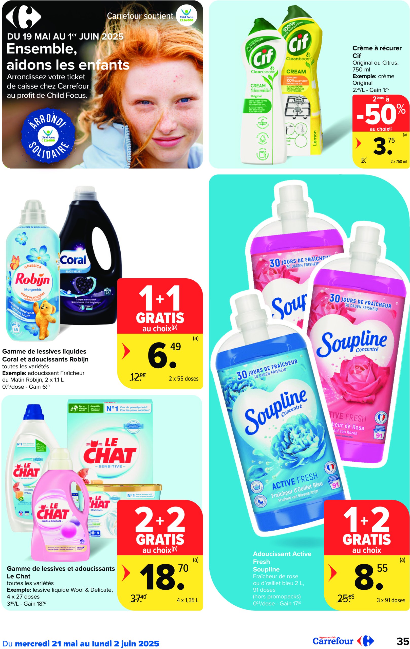carrefour - Carrefour Hypermarchés folder geldig vanaf 21/05 - 02/06 - page: 35 carrefour - Carrefour Hypermarchés folder geldig vanaf 21/05 - 02/06 - page: 35
