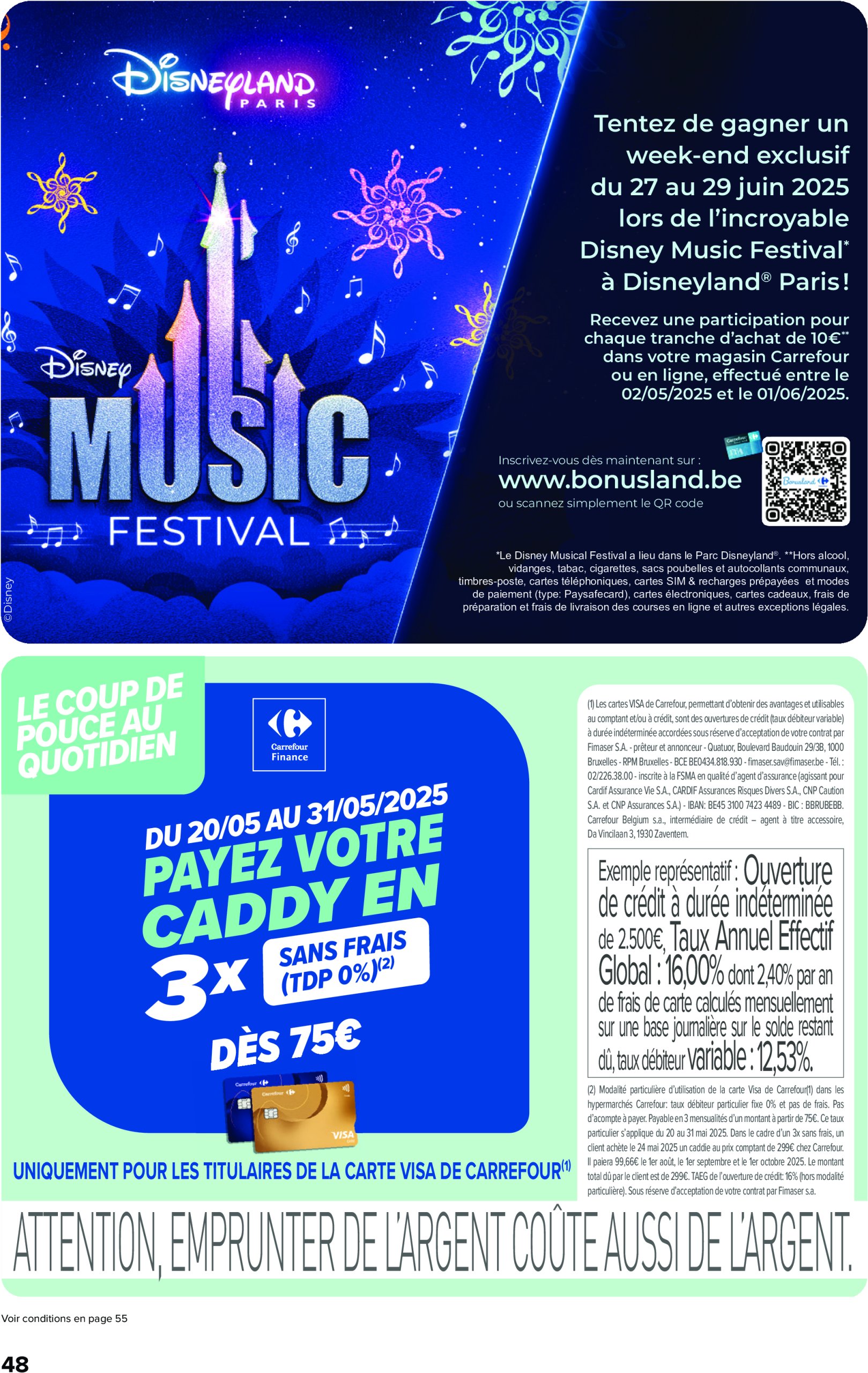 carrefour - Carrefour Hypermarchés folder geldig vanaf 21/05 - 02/06 - page: 48 carrefour - Carrefour Hypermarchés folder geldig vanaf 21/05 - 02/06 - page: 48