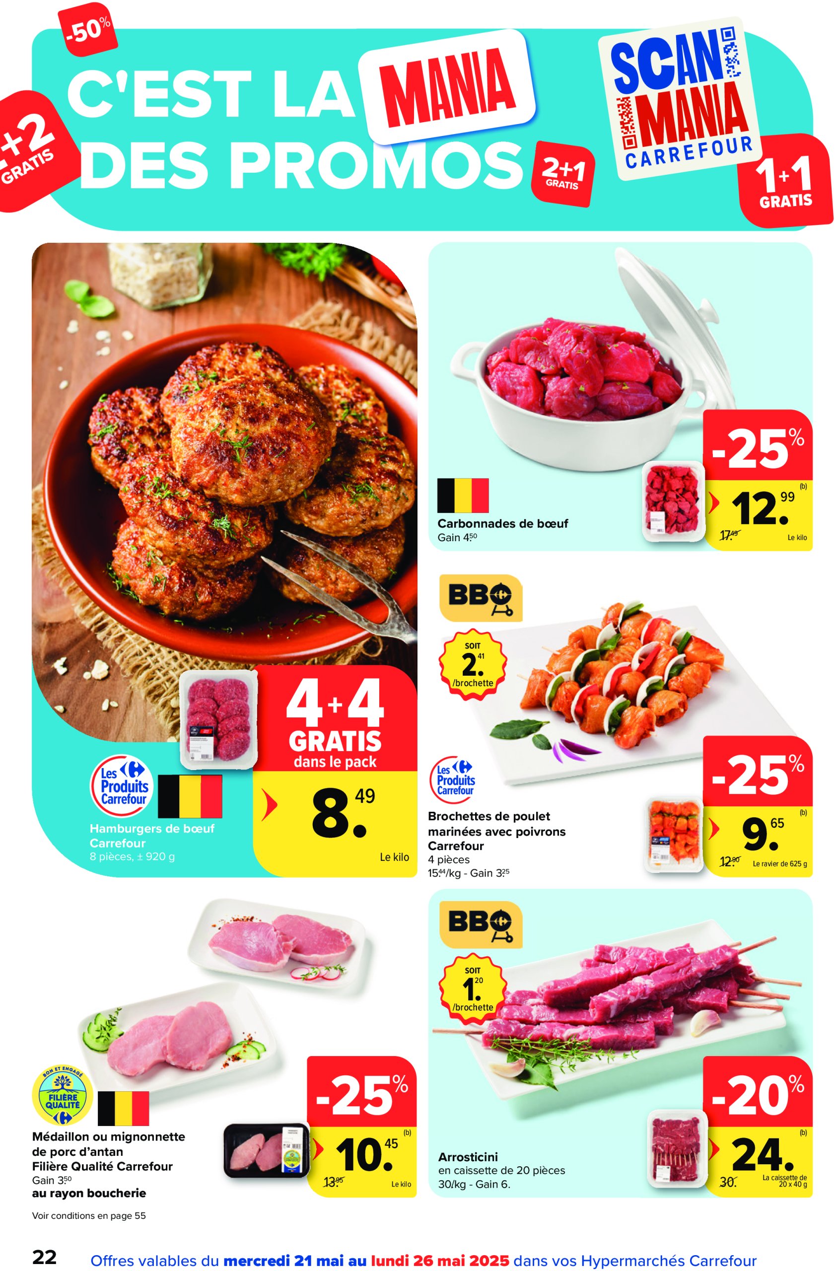 carrefour - Carrefour Hypermarchés folder geldig vanaf 21/05 - 02/06 - page: 22 carrefour - Carrefour Hypermarchés folder geldig vanaf 21/05 - 02/06 - page: 22