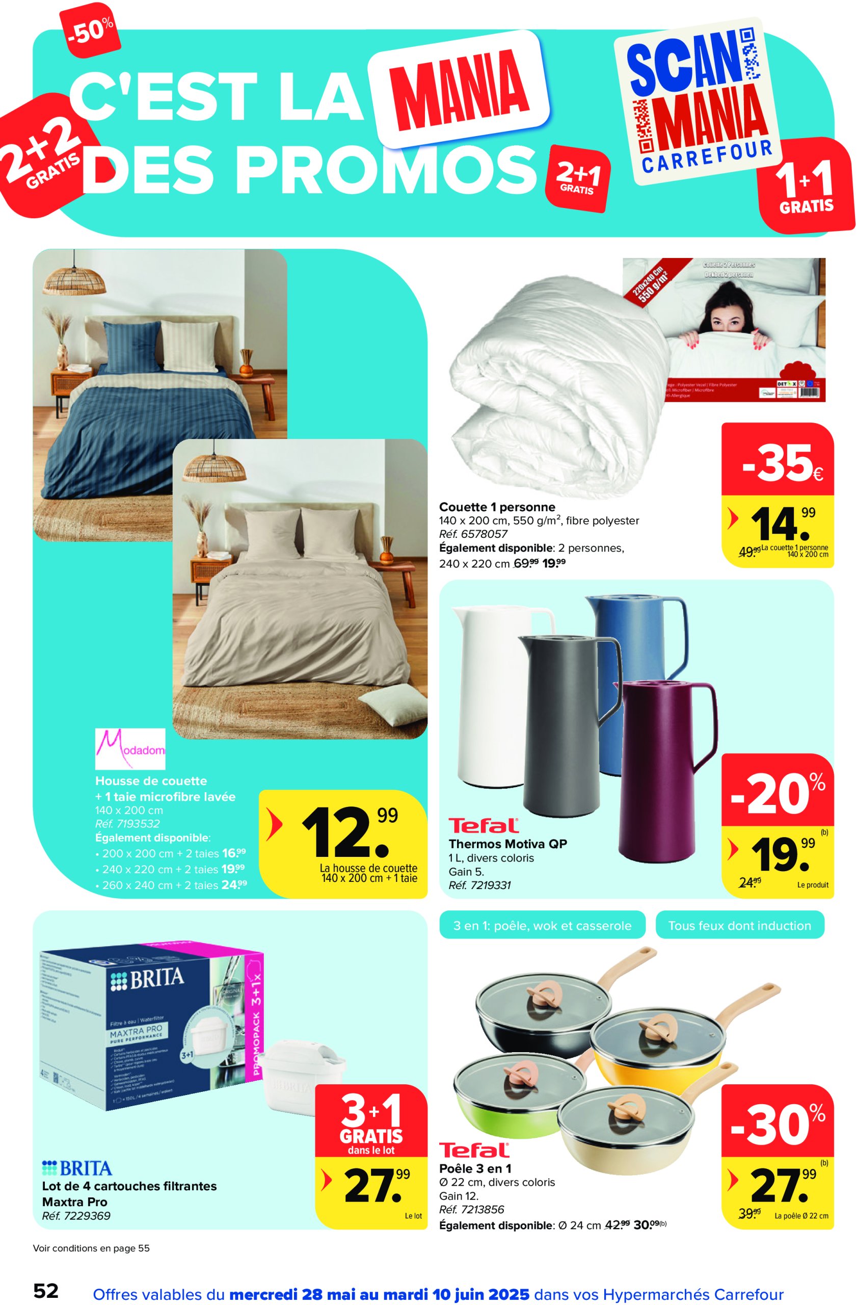 carrefour - Carrefour Hypermarchés folder geldig vanaf 28/05 - 10/06 - page: 52