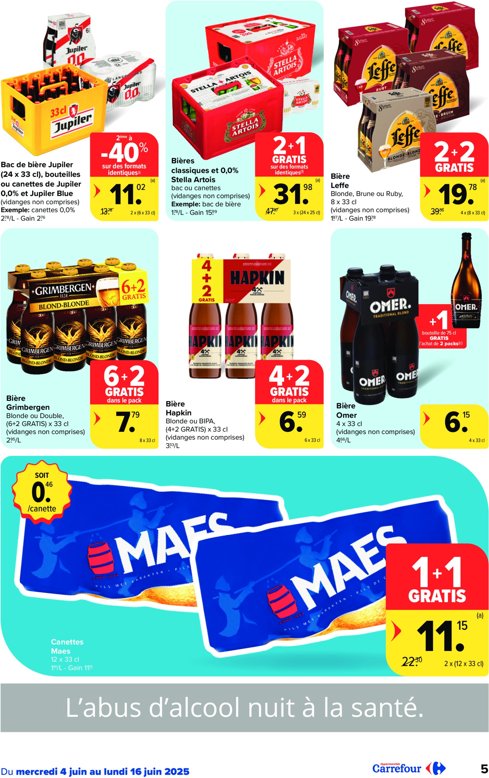 carrefour - Carrefour Hypermarchés folder geldig vanaf 04/06 - 16/06 - page: 5 carrefour - Carrefour Hypermarchés folder geldig vanaf 04/06 - 16/06 - page: 5