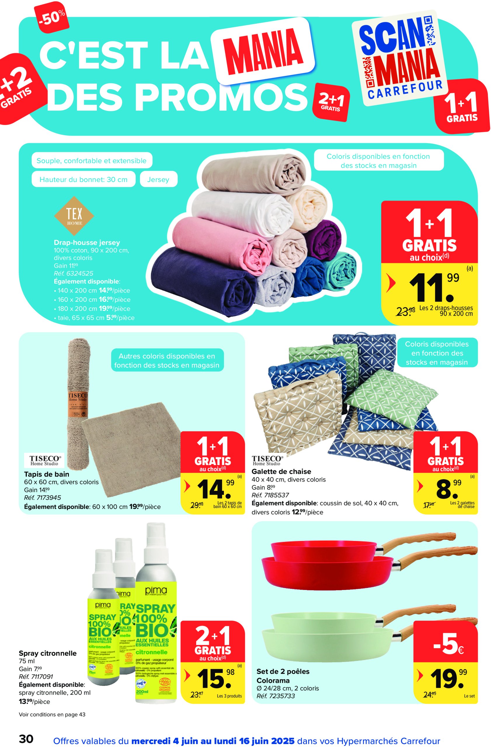 carrefour - Carrefour Hypermarchés folder geldig vanaf 04/06 - 16/06 - page: 30 carrefour - Carrefour Hypermarchés folder geldig vanaf 04/06 - 16/06 - page: 30