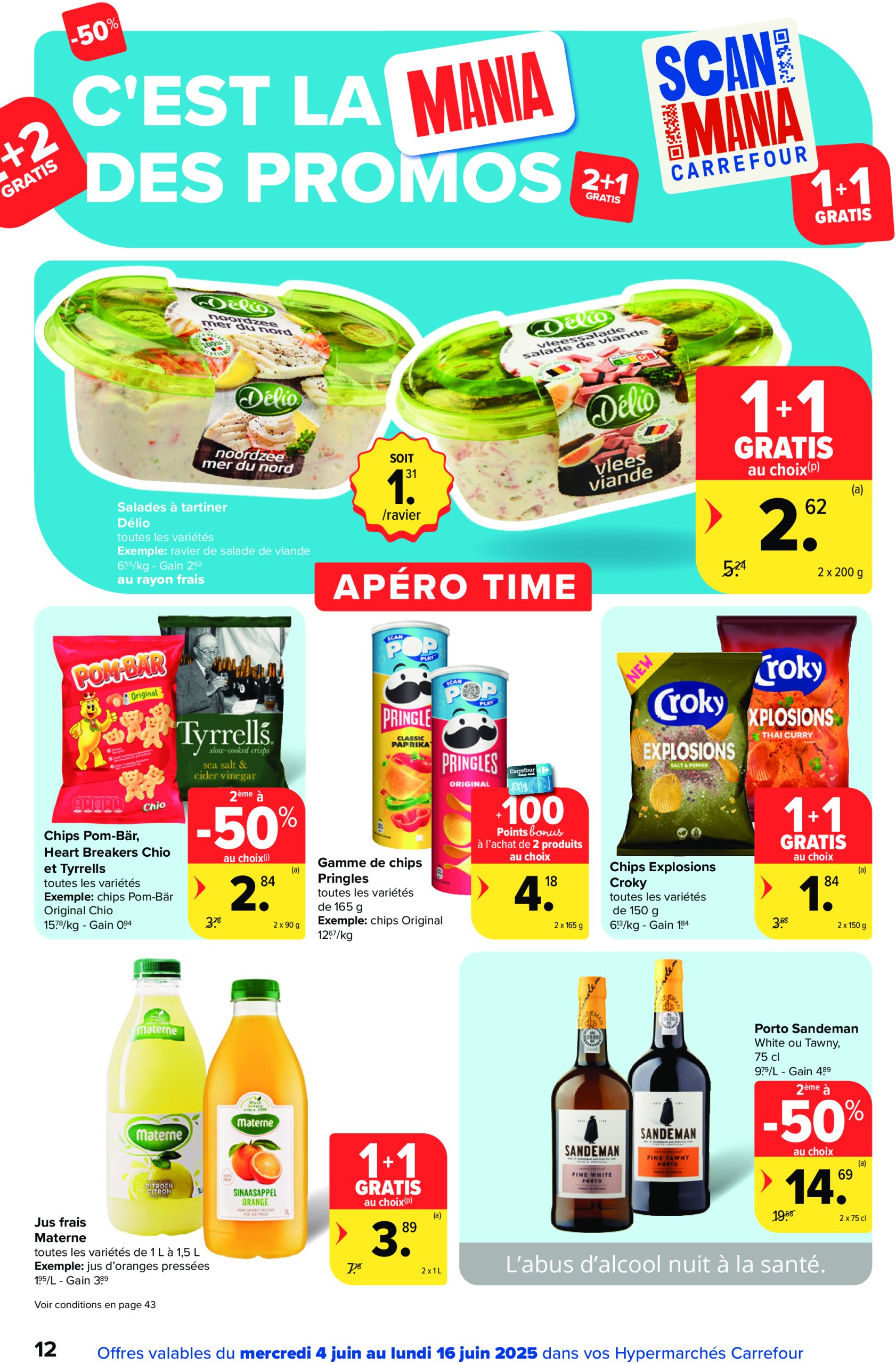 carrefour - Carrefour Hypermarchés folder geldig vanaf 04/06 - 16/06 - page: 12 carrefour - Carrefour Hypermarchés folder geldig vanaf 04/06 - 16/06 - page: 12