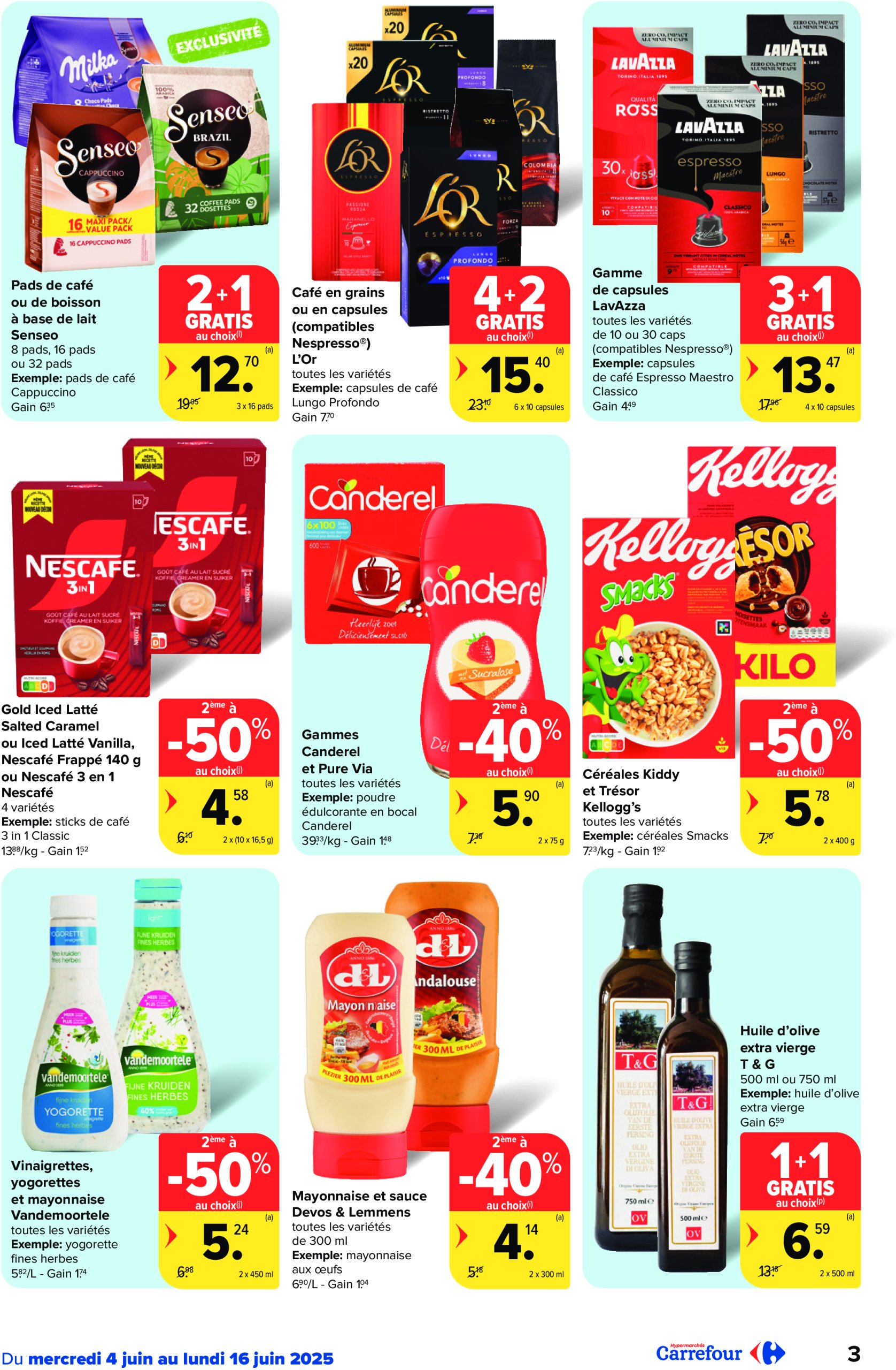 carrefour - Carrefour Hypermarchés folder geldig vanaf 04/06 - 16/06 - page: 3 carrefour - Carrefour Hypermarchés folder geldig vanaf 04/06 - 16/06 - page: 3