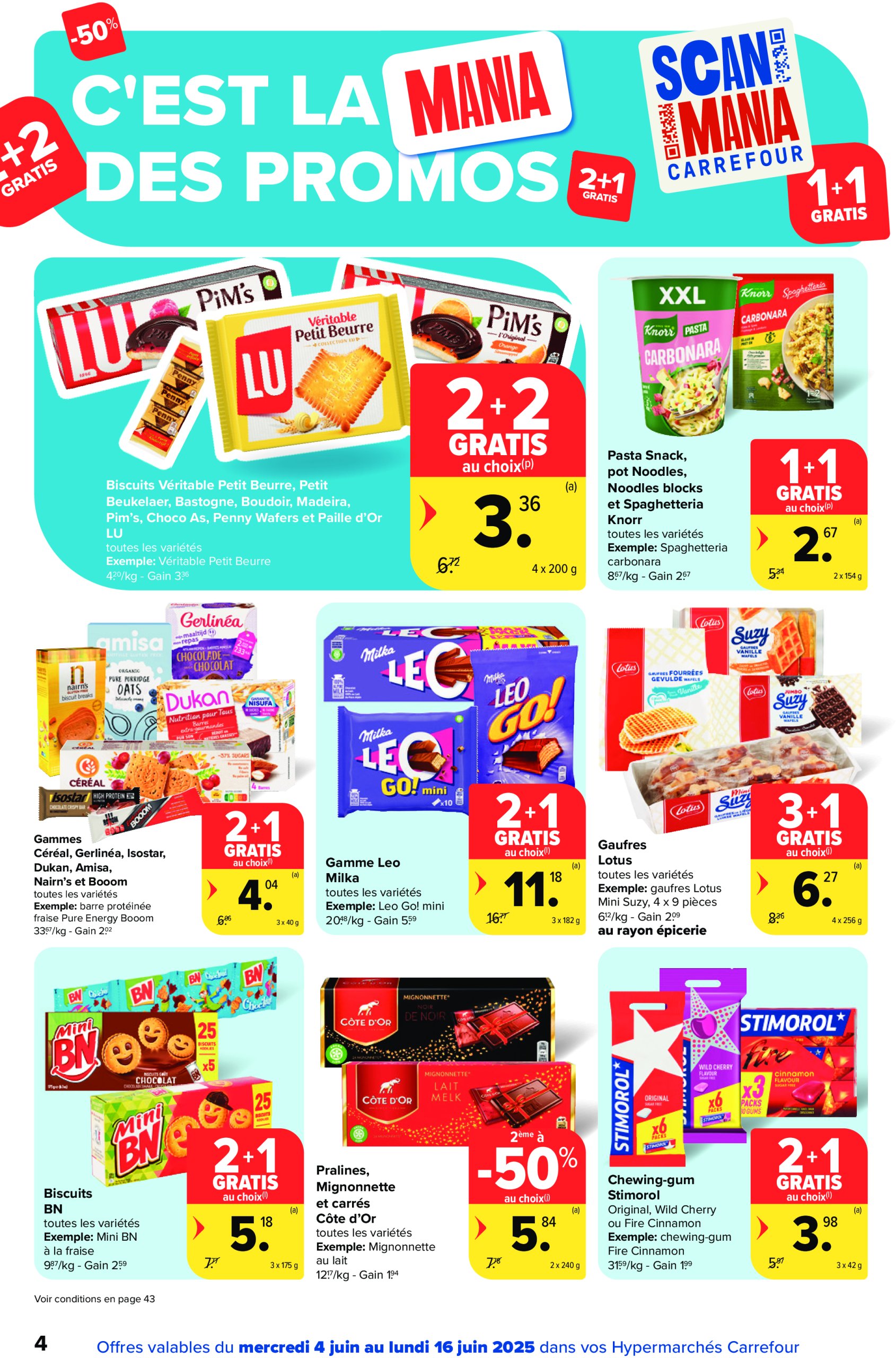 carrefour - Carrefour Hypermarchés folder geldig vanaf 04/06 - 16/06 - page: 4 carrefour - Carrefour Hypermarchés folder geldig vanaf 04/06 - 16/06 - page: 4