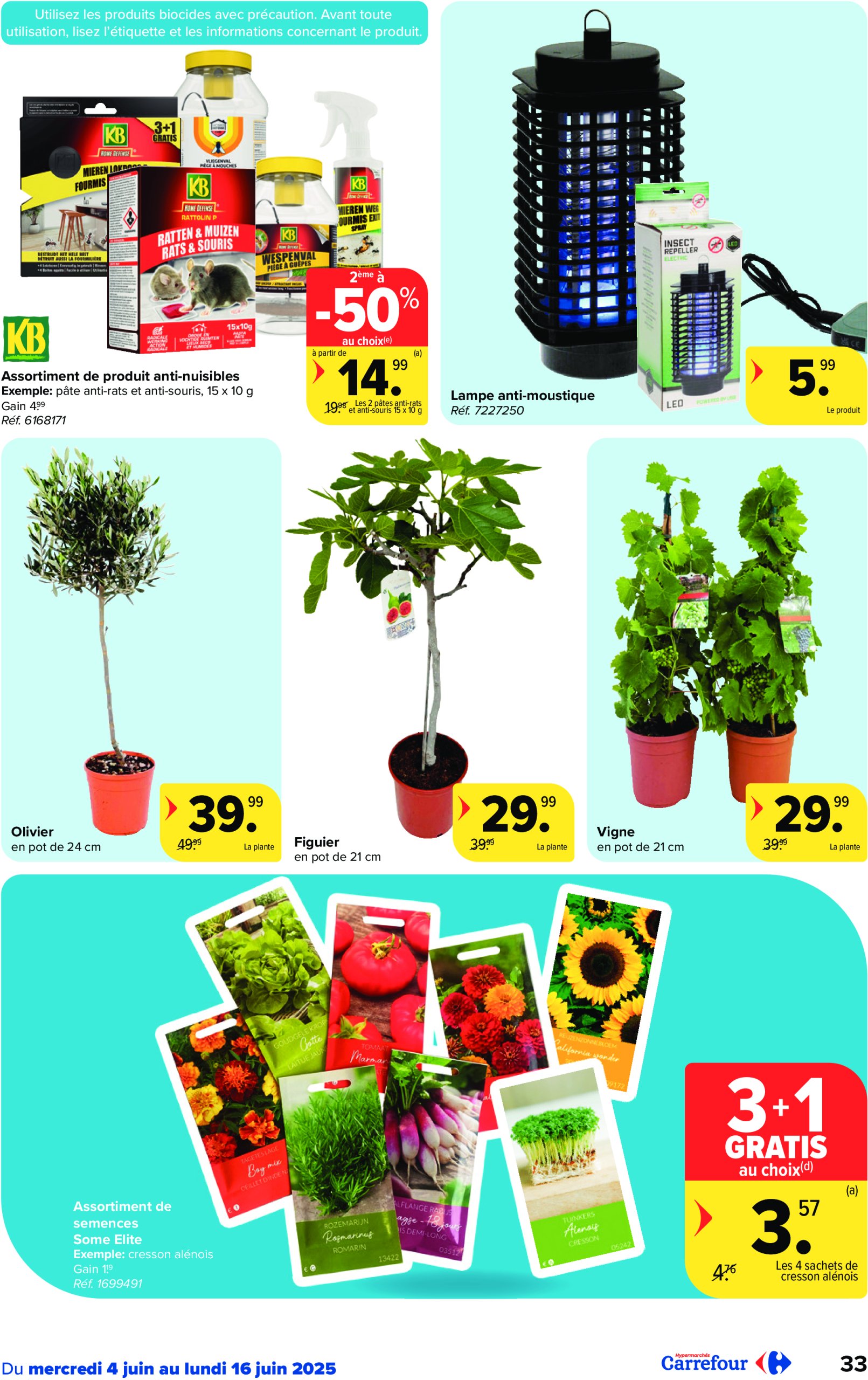 carrefour - Carrefour Hypermarchés folder geldig vanaf 04/06 - 16/06 - page: 33 carrefour - Carrefour Hypermarchés folder geldig vanaf 04/06 - 16/06 - page: 33