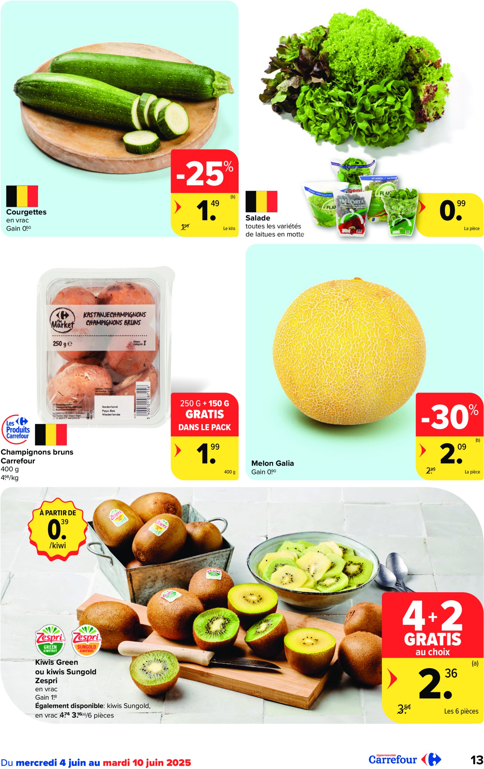 carrefour - Carrefour Hypermarchés folder geldig vanaf 04/06 - 16/06 - page: 13 carrefour - Carrefour Hypermarchés folder geldig vanaf 04/06 - 16/06 - page: 13