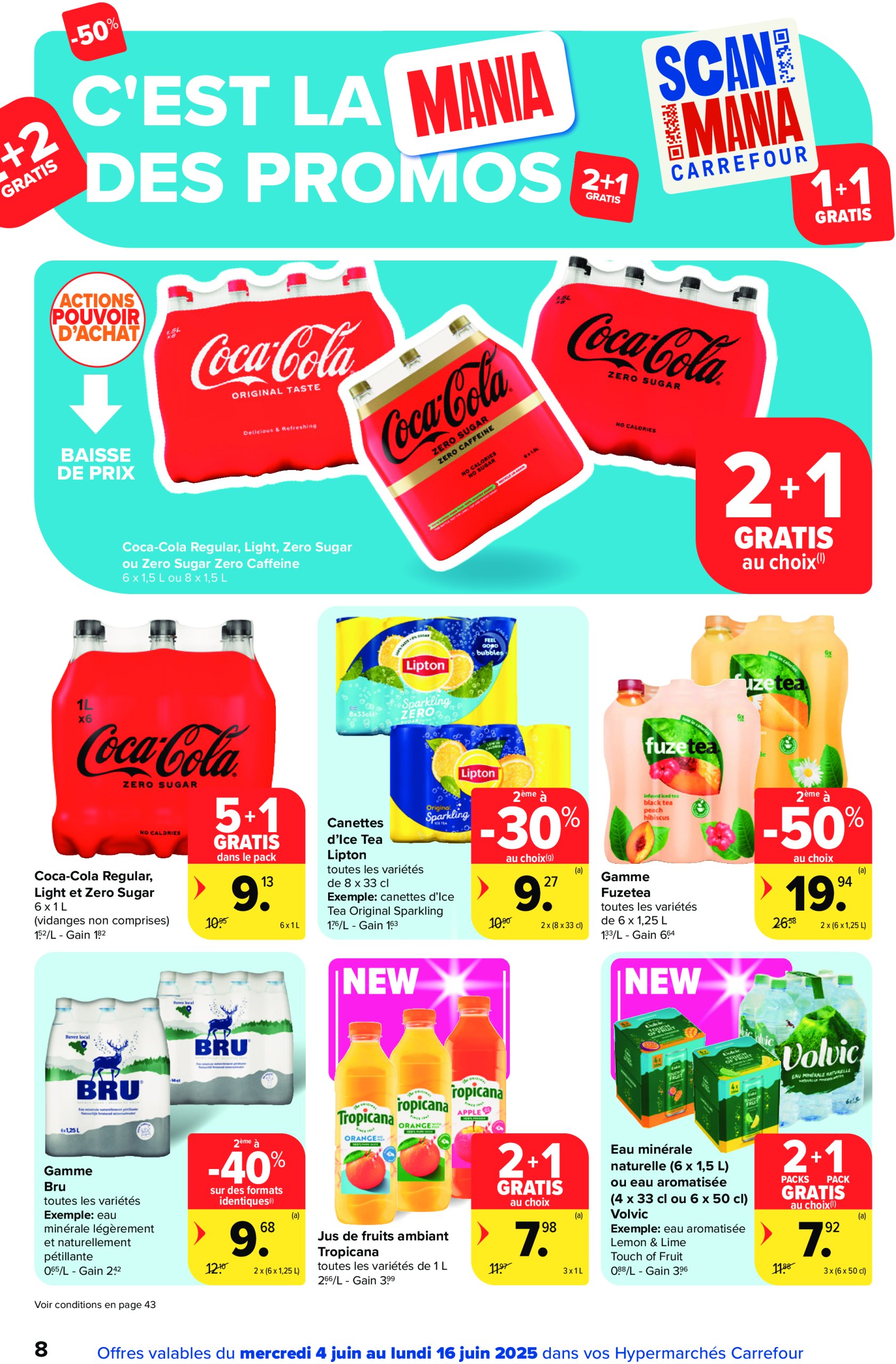 carrefour - Carrefour Hypermarchés folder geldig vanaf 04/06 - 16/06 - page: 8 carrefour - Carrefour Hypermarchés folder geldig vanaf 04/06 - 16/06 - page: 8