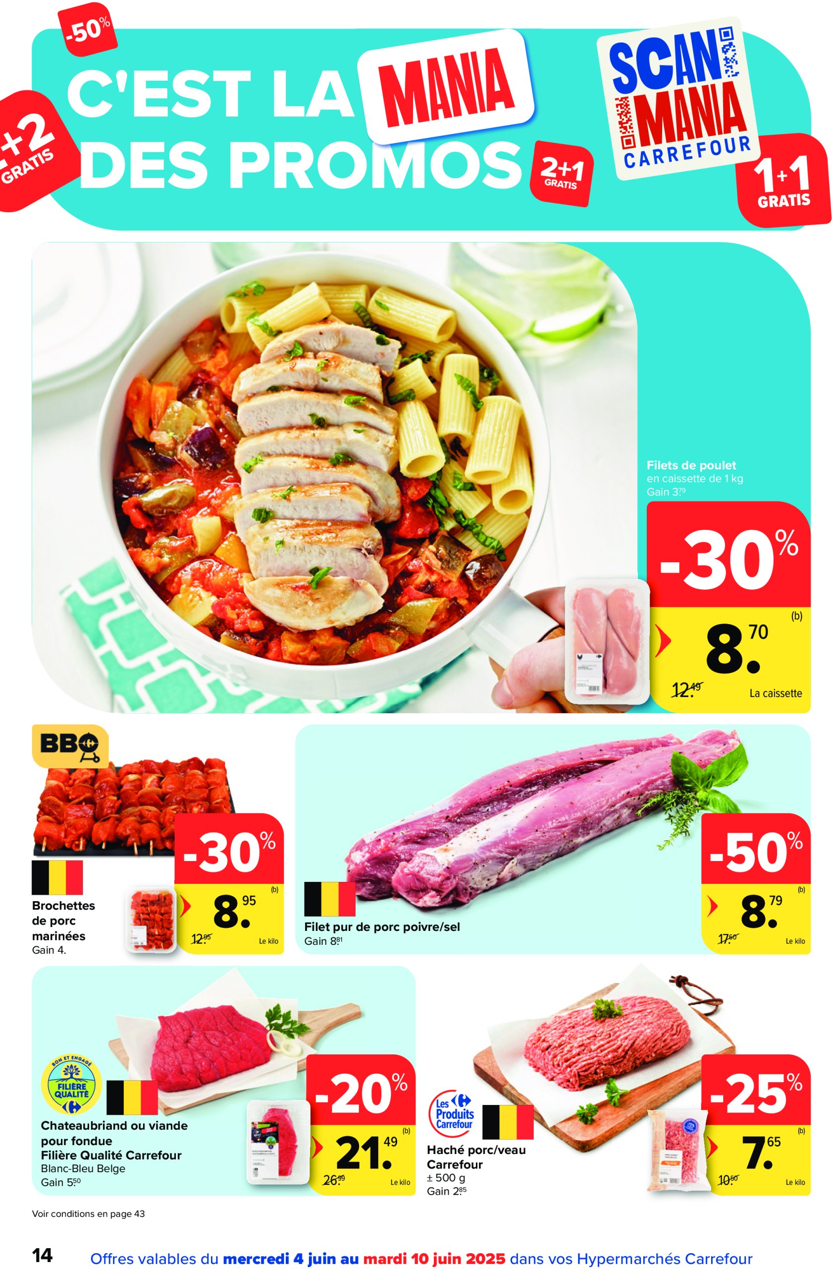 carrefour - Carrefour Hypermarchés folder geldig vanaf 04/06 - 16/06 - page: 14 carrefour - Carrefour Hypermarchés folder geldig vanaf 04/06 - 16/06 - page: 14