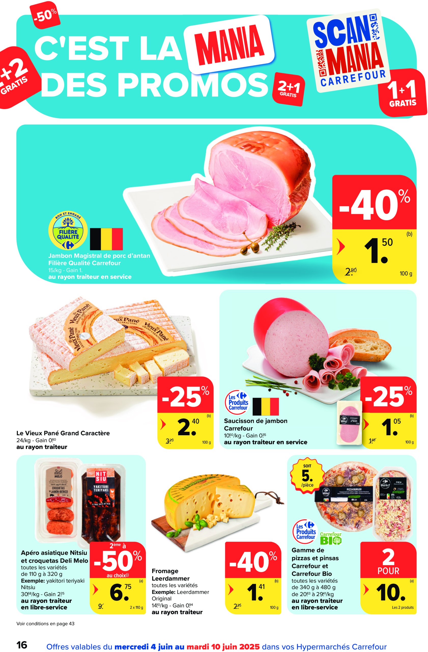 carrefour - Carrefour Hypermarchés folder geldig vanaf 04/06 - 16/06 - page: 16 carrefour - Carrefour Hypermarchés folder geldig vanaf 04/06 - 16/06 - page: 16
