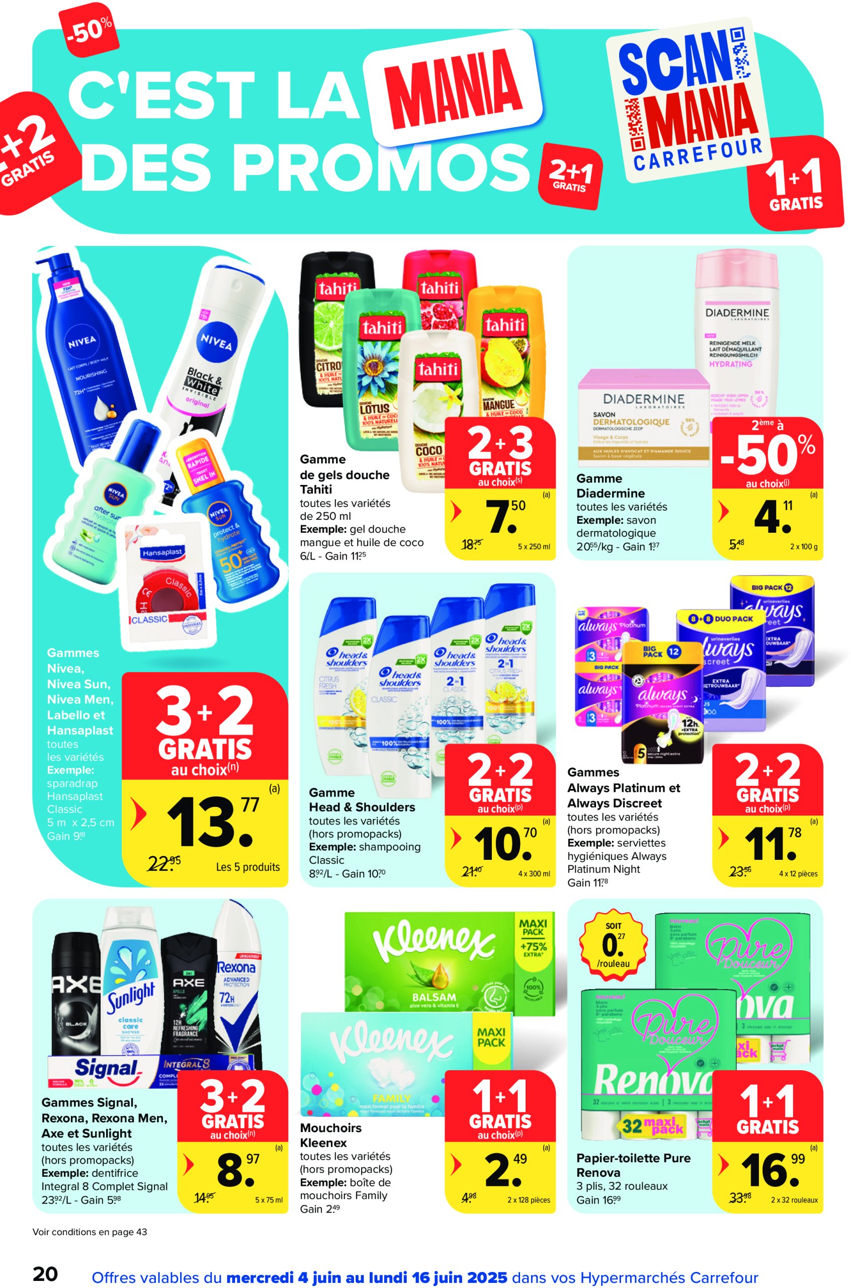 carrefour - Carrefour Hypermarchés folder geldig vanaf 04/06 - 16/06 - page: 20 carrefour - Carrefour Hypermarchés folder geldig vanaf 04/06 - 16/06 - page: 20