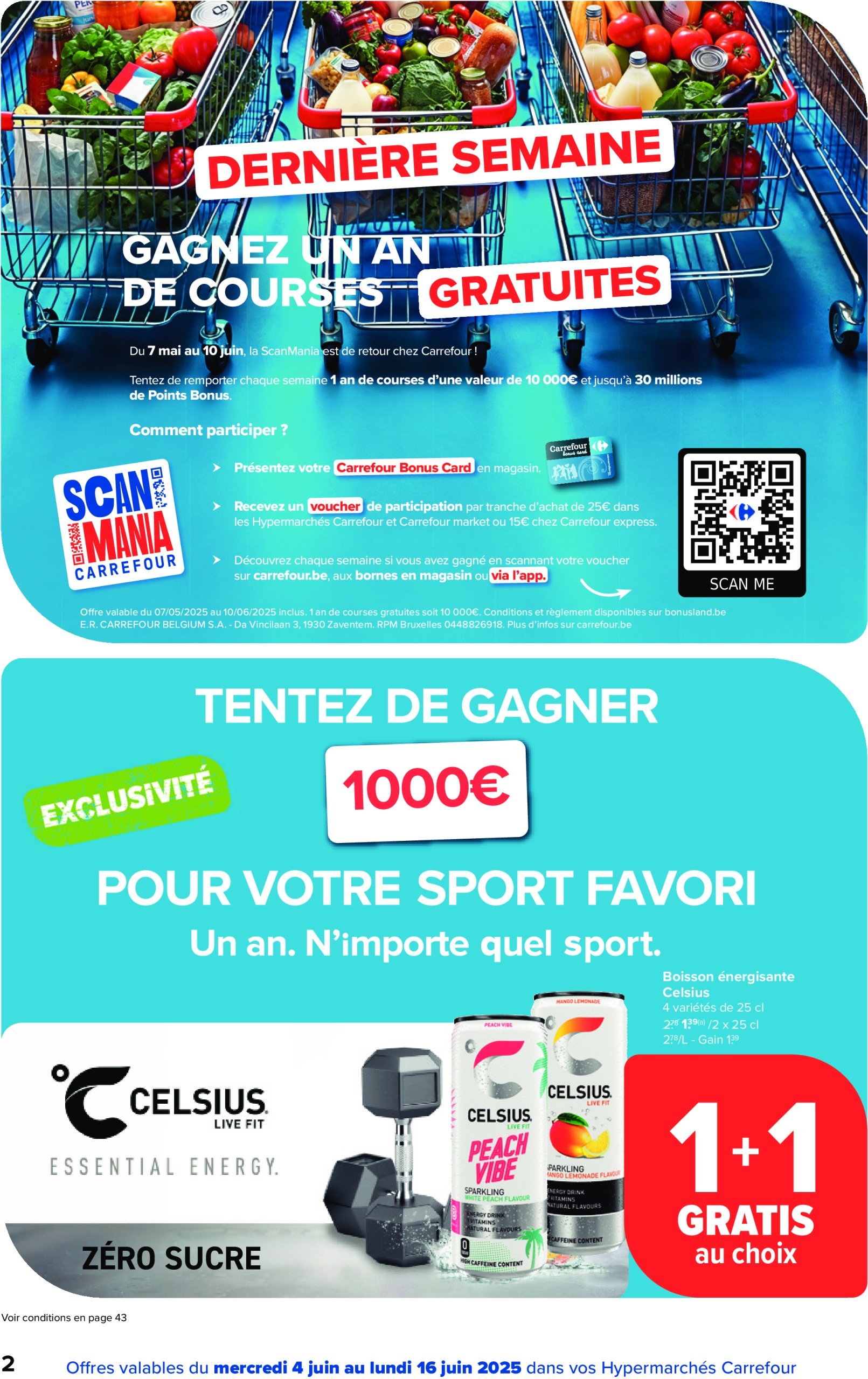 carrefour - Carrefour Hypermarchés folder geldig vanaf 04/06 - 16/06 - page: 2 carrefour - Carrefour Hypermarchés folder geldig vanaf 04/06 - 16/06 - page: 2