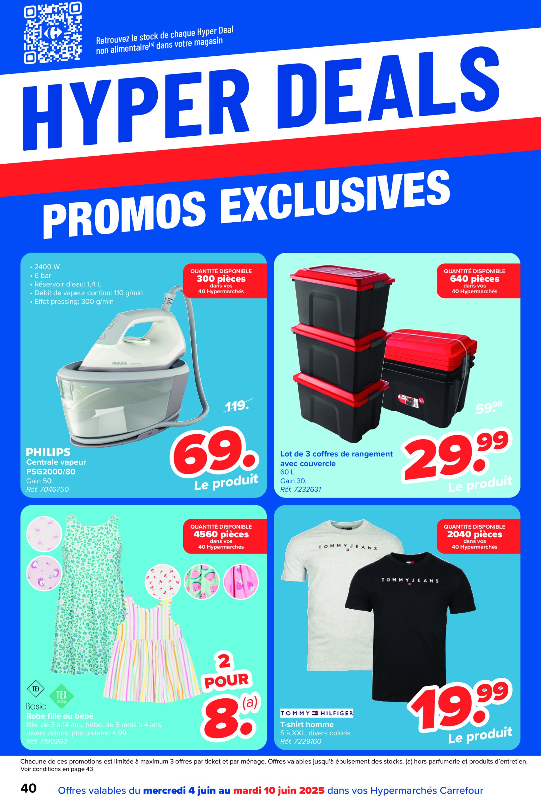 carrefour - Carrefour Hypermarchés folder geldig vanaf 04/06 - 16/06 - page: 40 carrefour - Carrefour Hypermarchés folder geldig vanaf 04/06 - 16/06 - page: 40