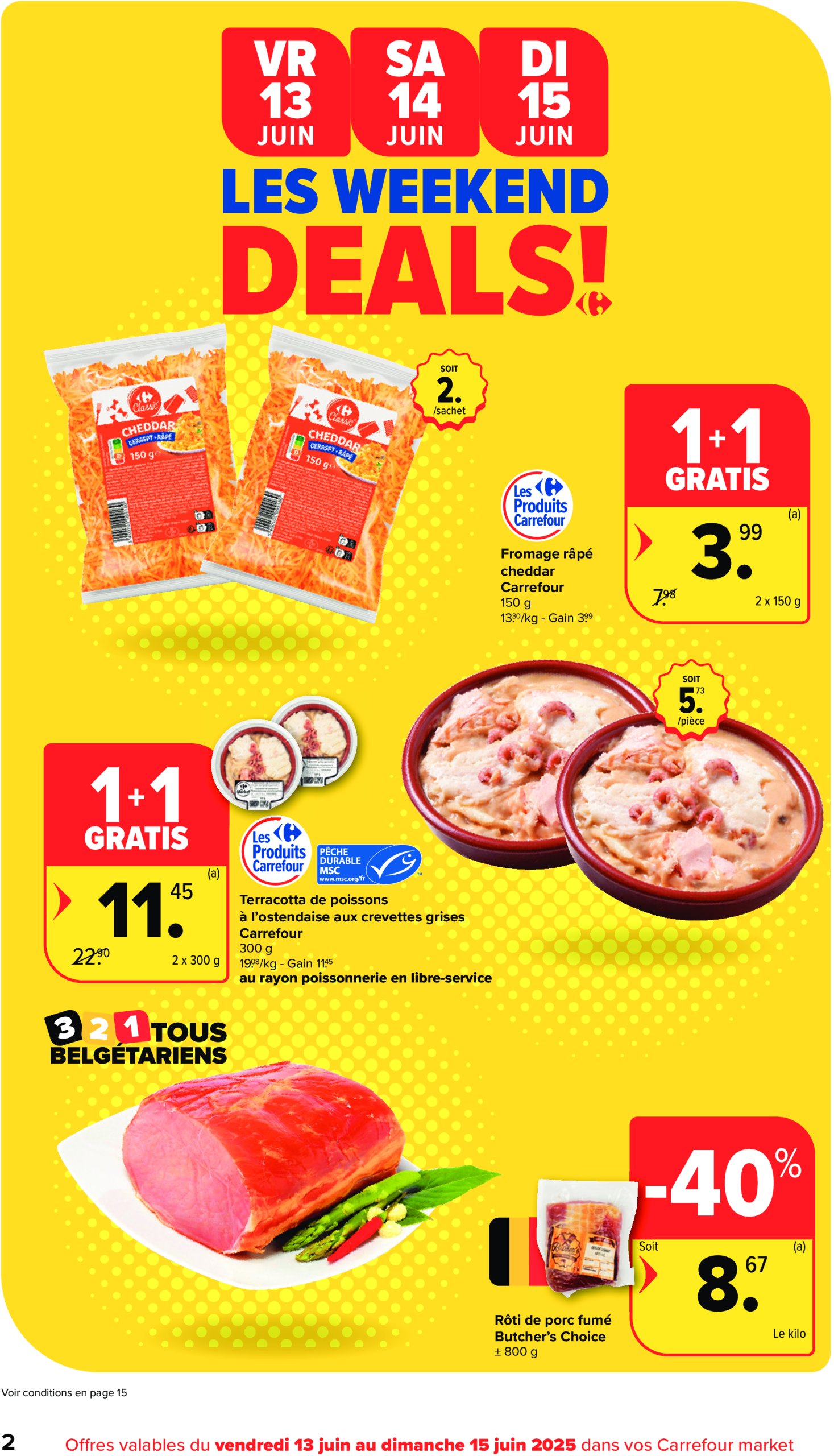 carrefour - Carrefour Market folder geldig vanaf 11/06 - 17/06 - page: 2