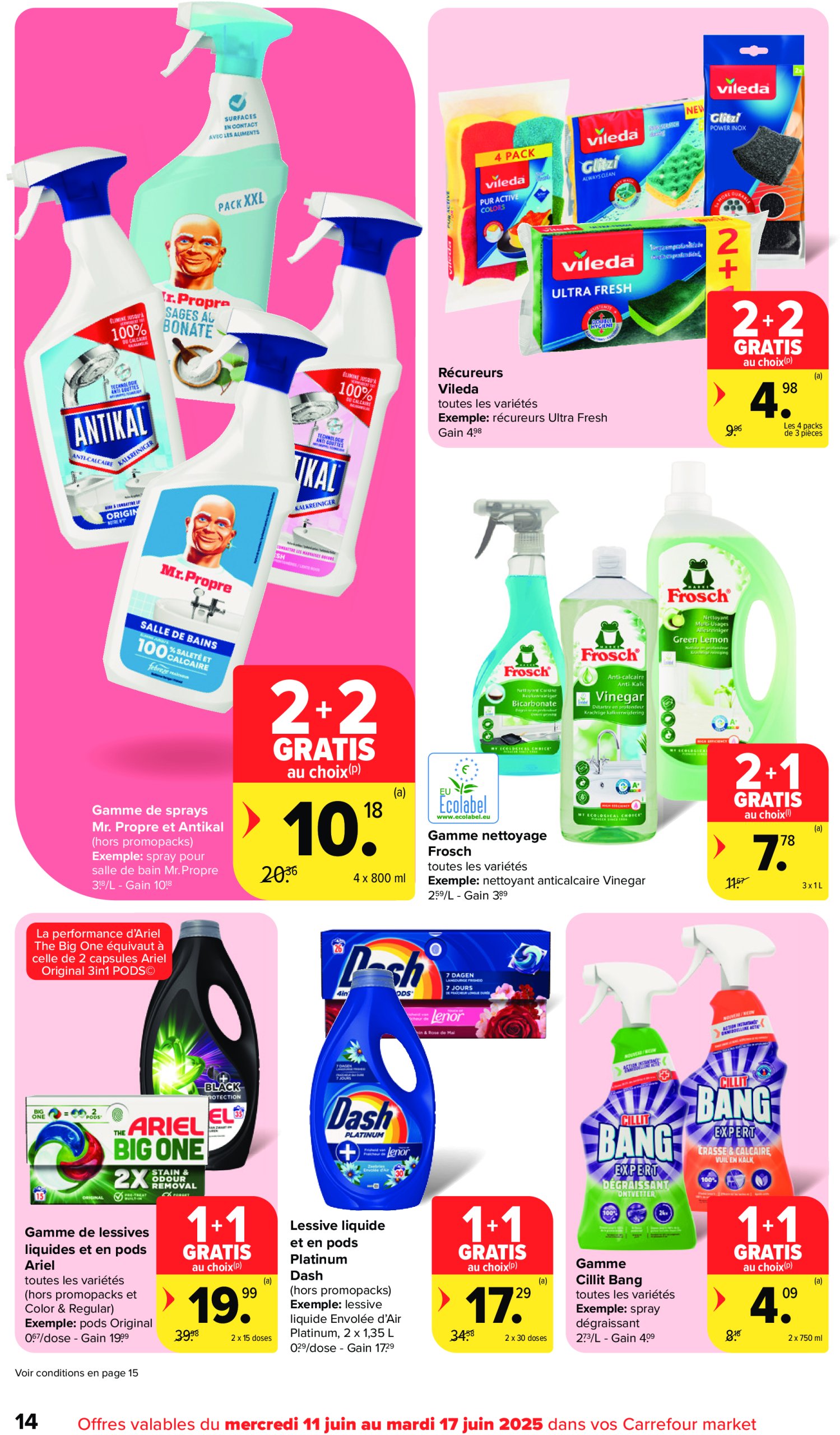 carrefour - Carrefour Market folder geldig vanaf 11/06 - 17/06 - page: 14