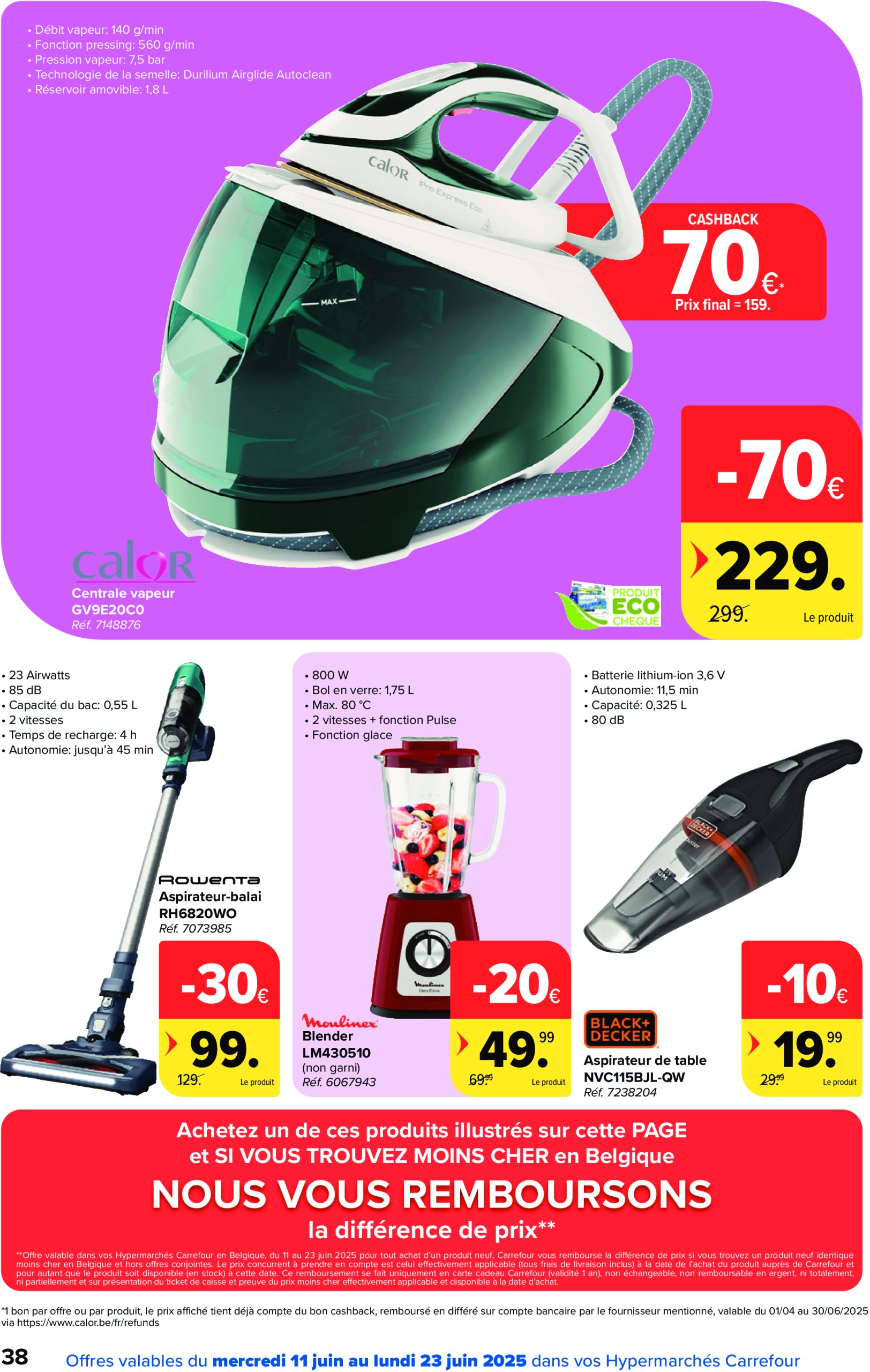 carrefour - Carrefour Hypermarchés folder geldig vanaf 11/06 - 23/06 - page: 38