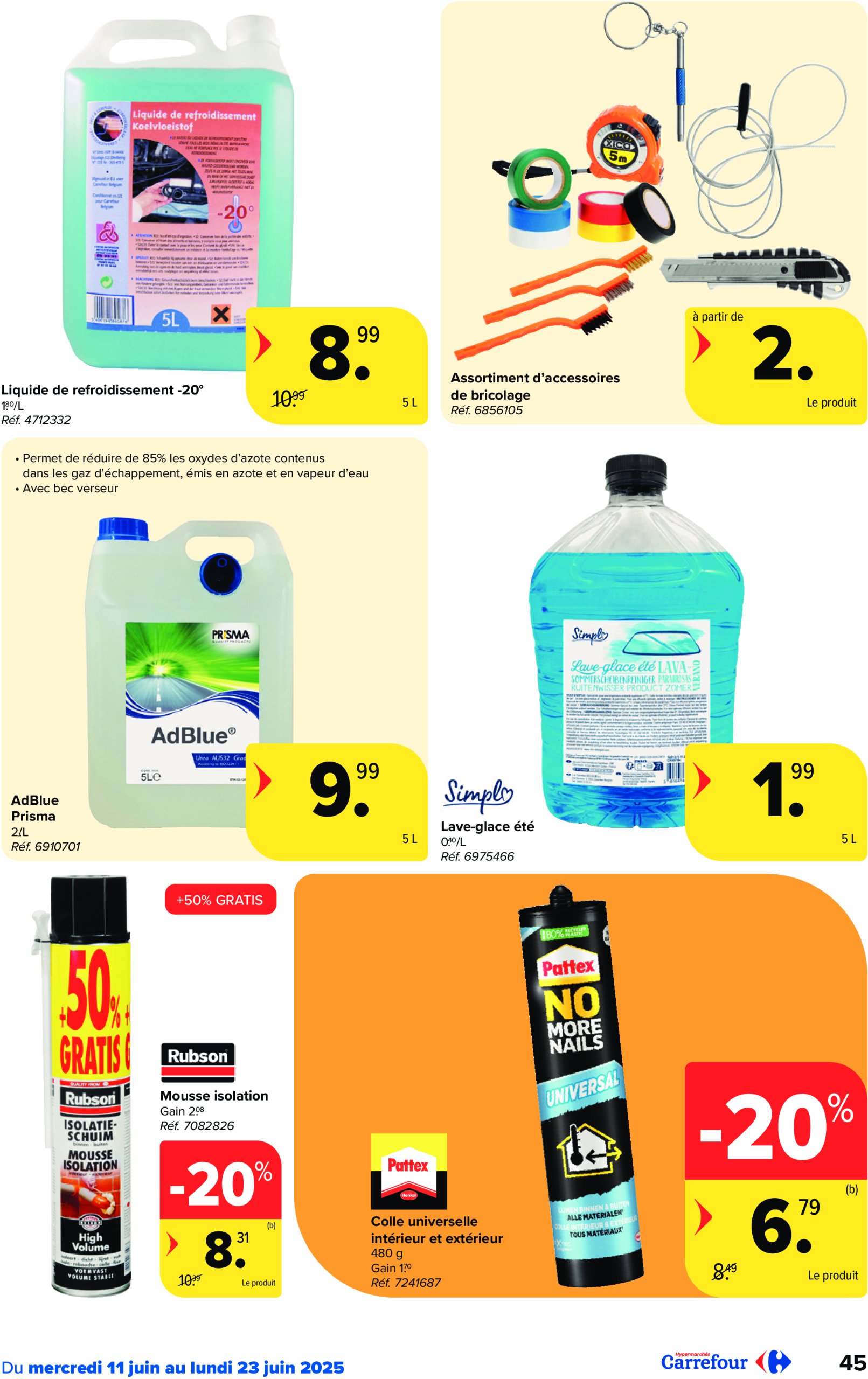 carrefour - Carrefour Hypermarchés folder geldig vanaf 11/06 - 23/06 - page: 45