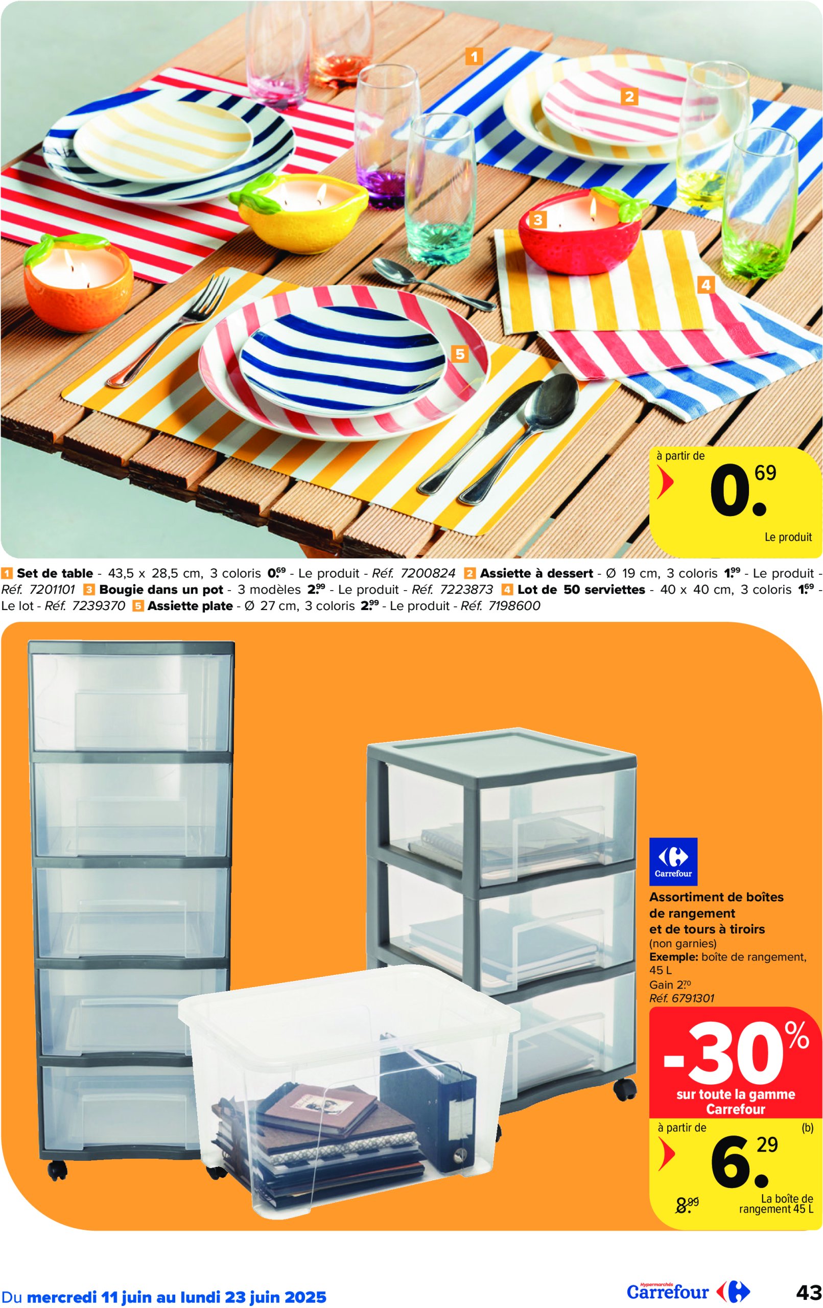 carrefour - Carrefour Hypermarchés folder geldig vanaf 11/06 - 23/06 - page: 43