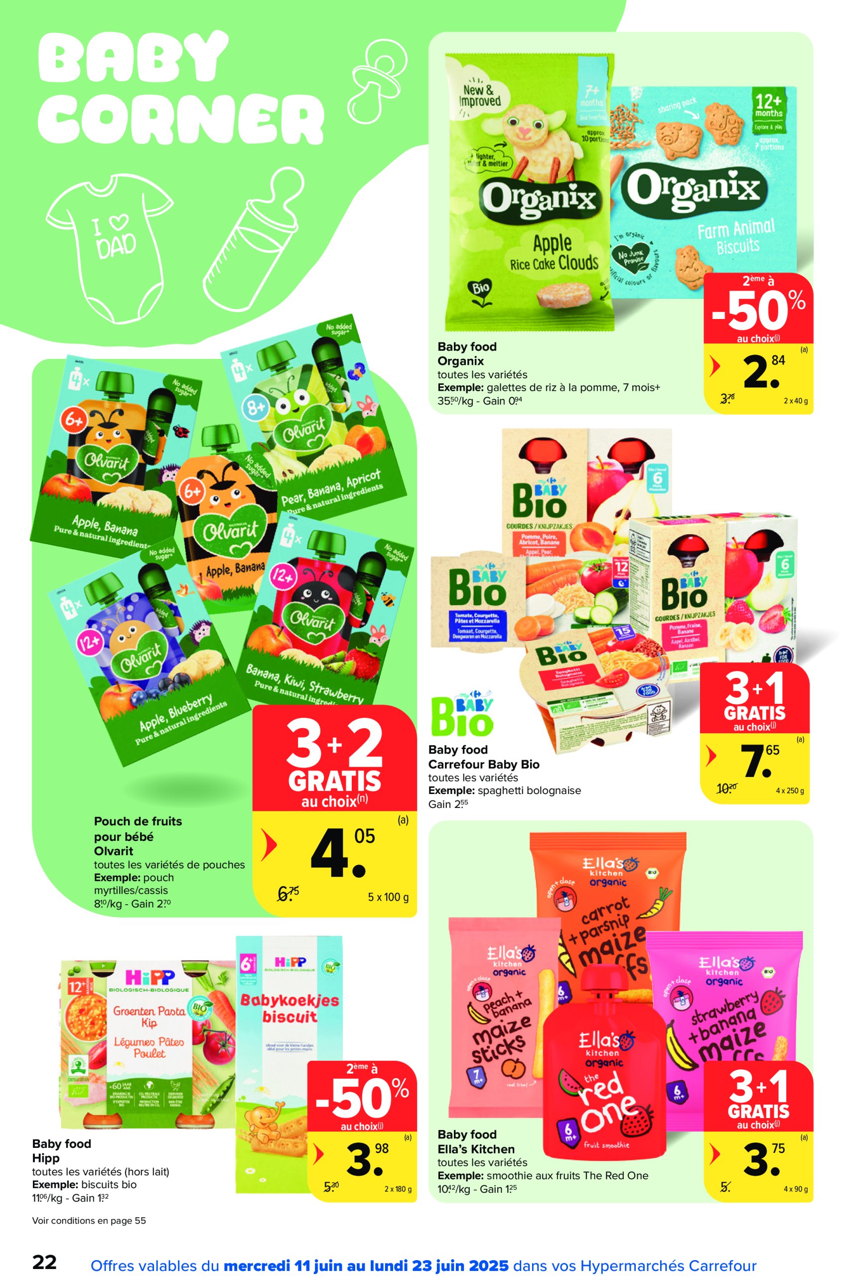 carrefour - Carrefour Hypermarchés folder geldig vanaf 11/06 - 23/06 - page: 22